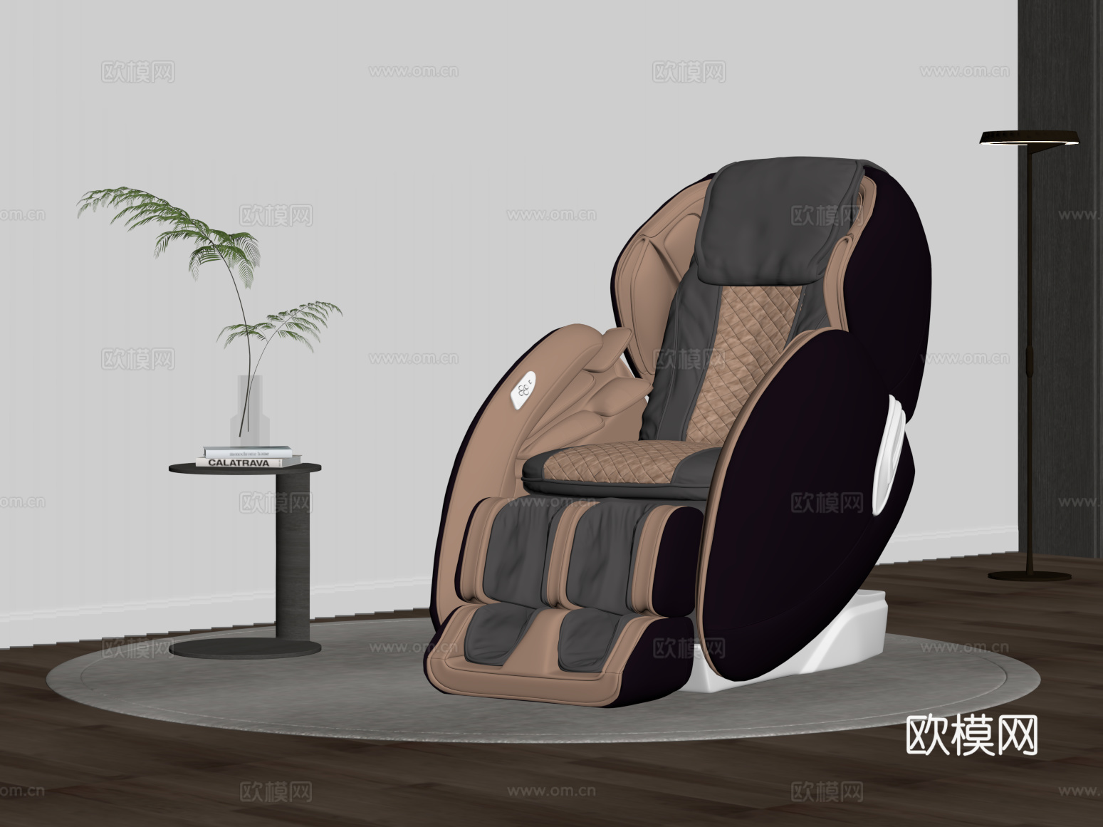 现代按摩椅su模型