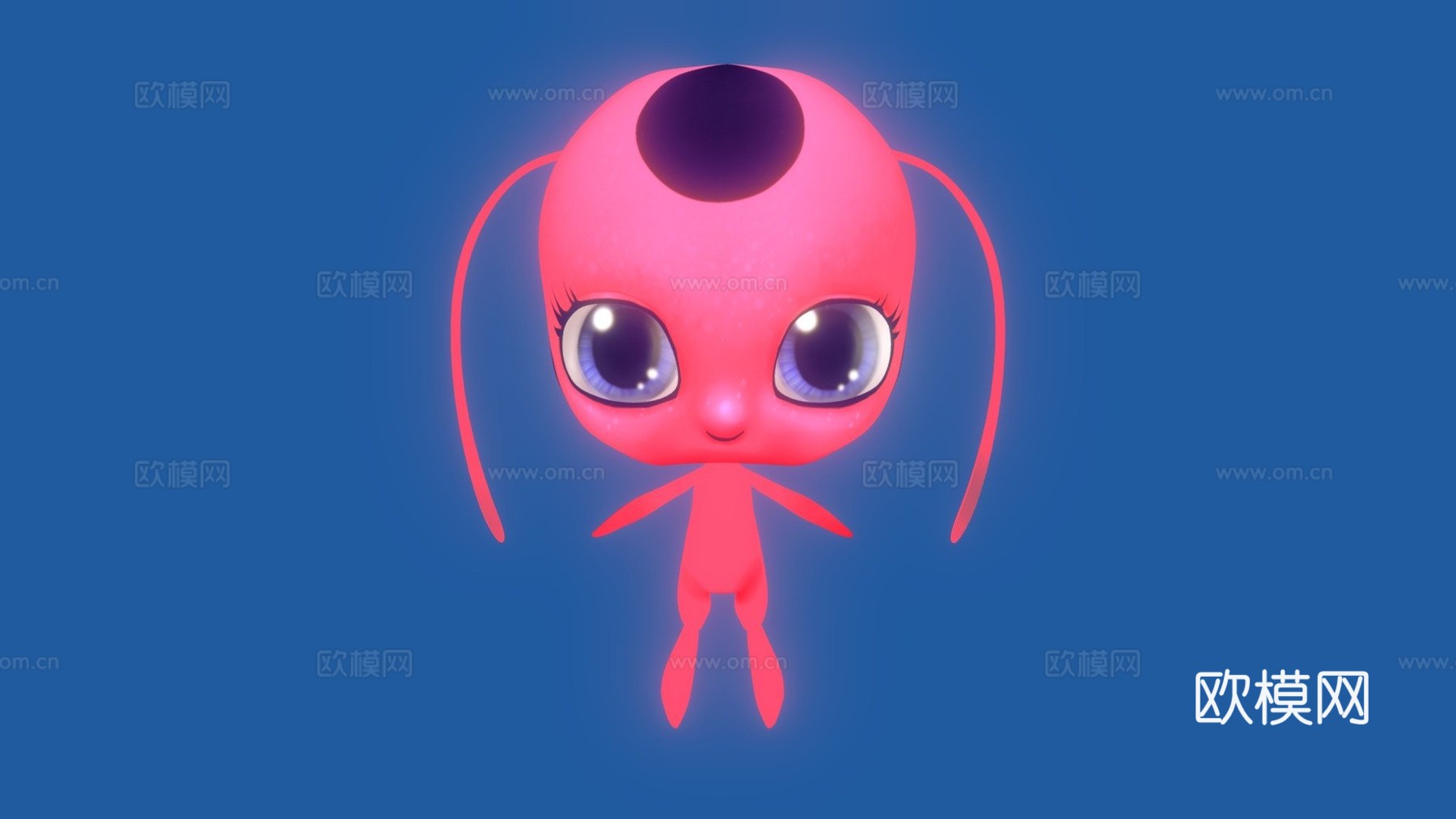 奇迹少女模型-蒂基3d模型