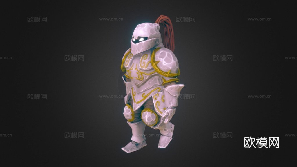 骑士3d模型