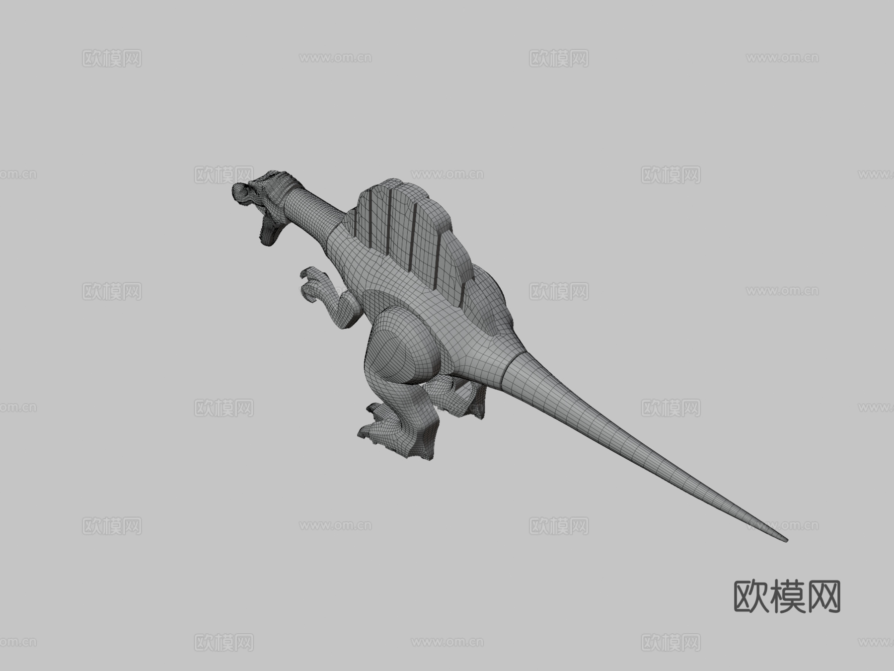 乐高棘龙3d模型