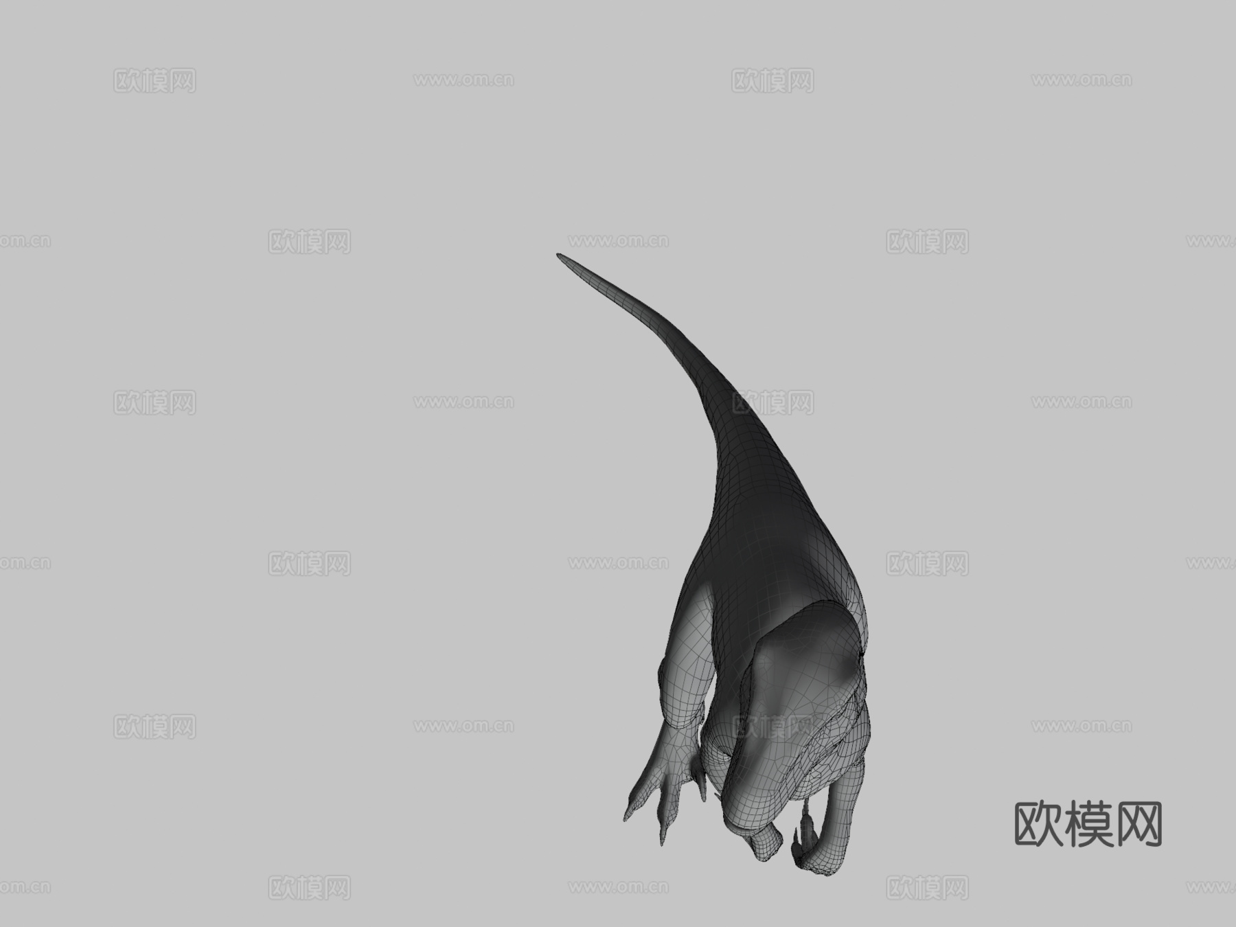 JW活体蓝色3d模型