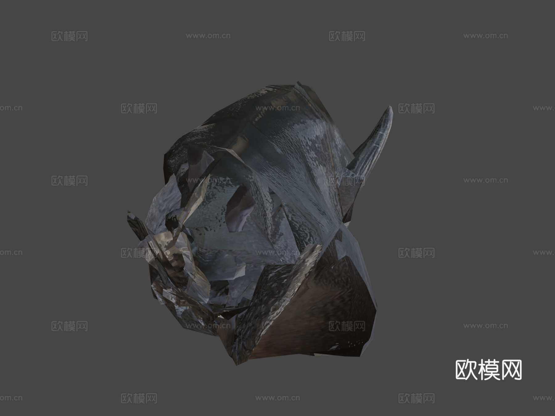 犀牛行走3d模型