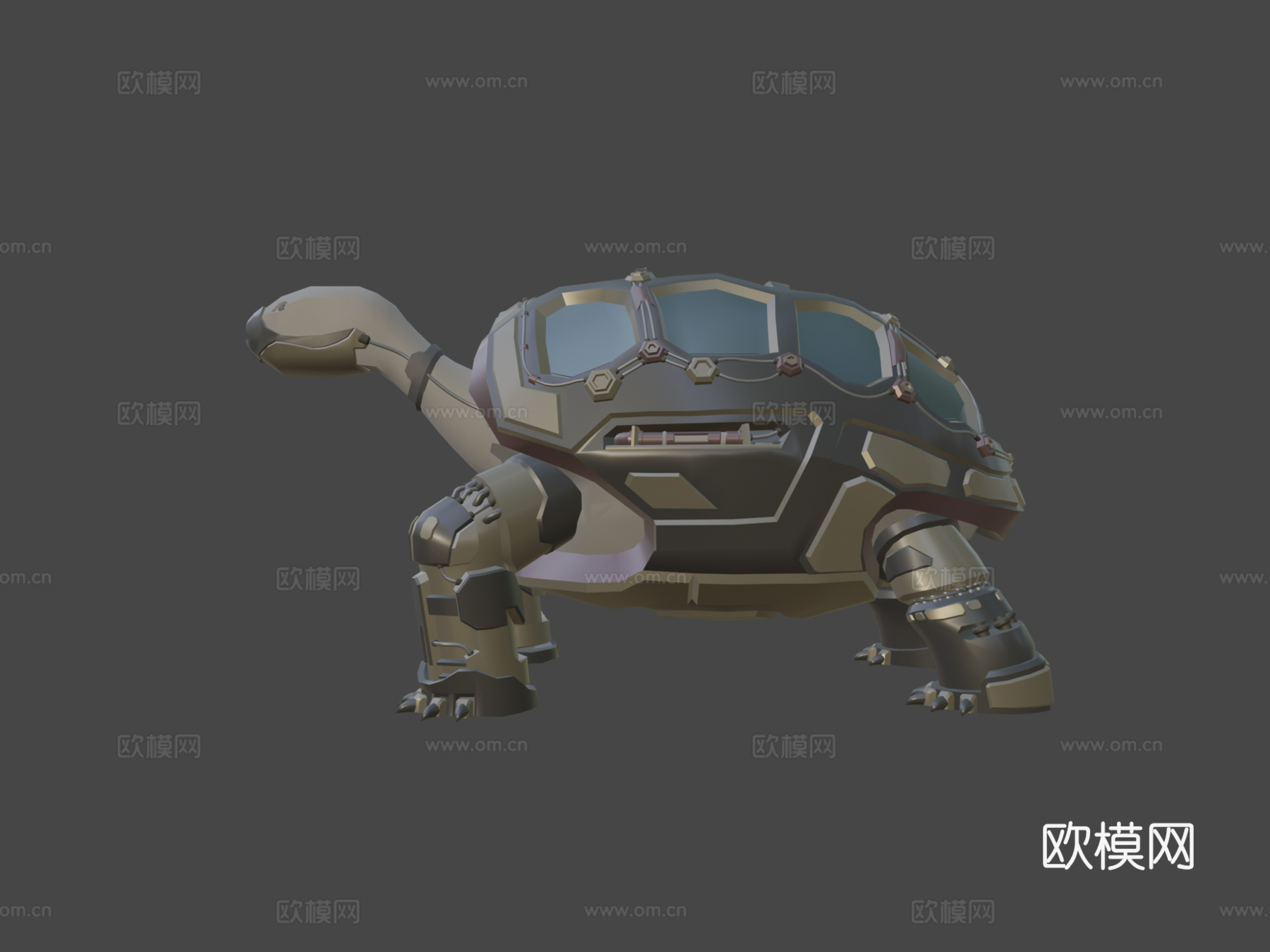毕业作品-草稿-XYZ-机械龟3d模型
