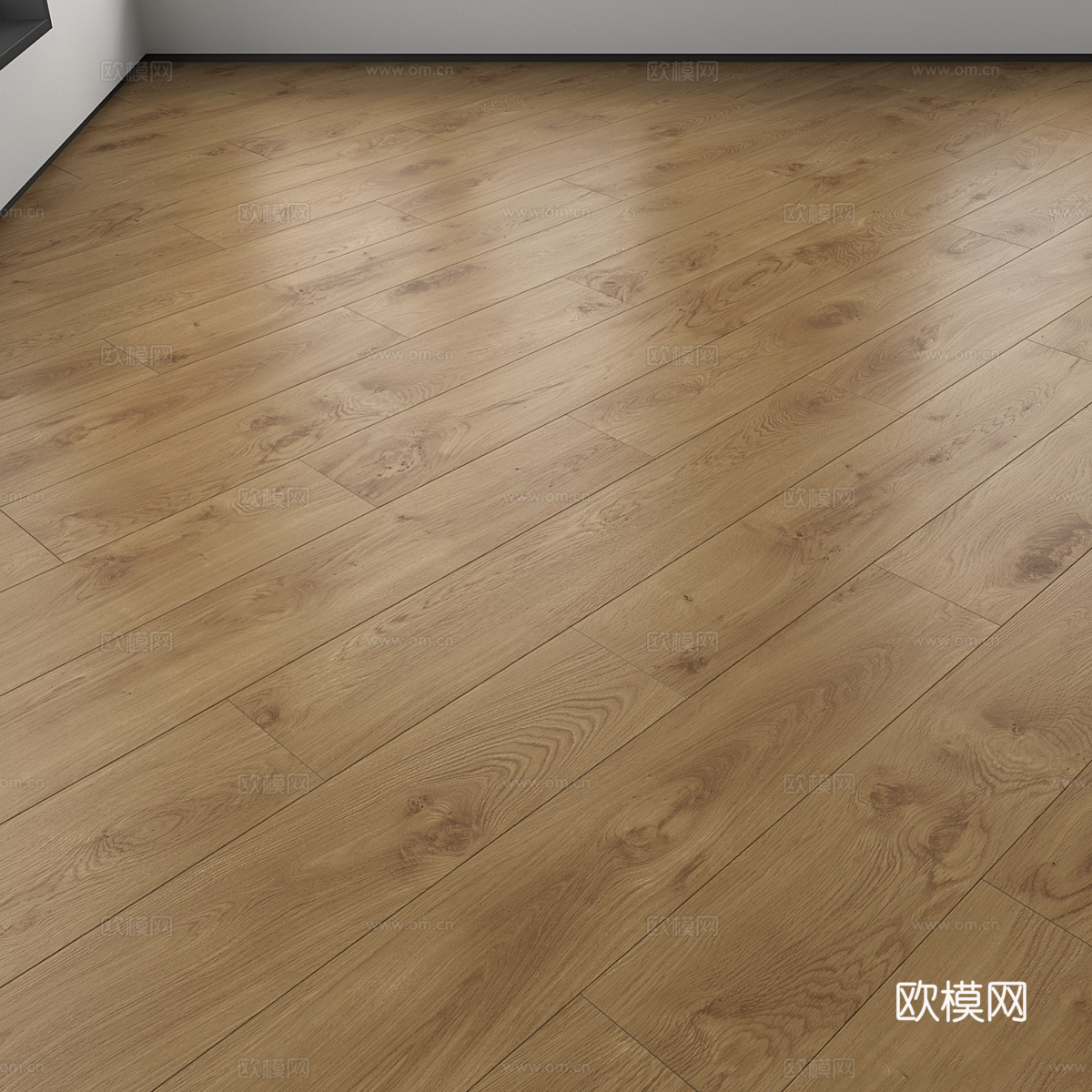 现代意式北欧木地板材质3d模型