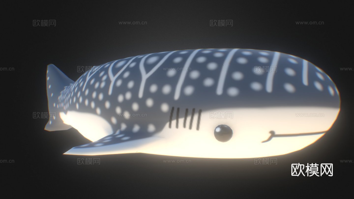 鲸鲨3d模型