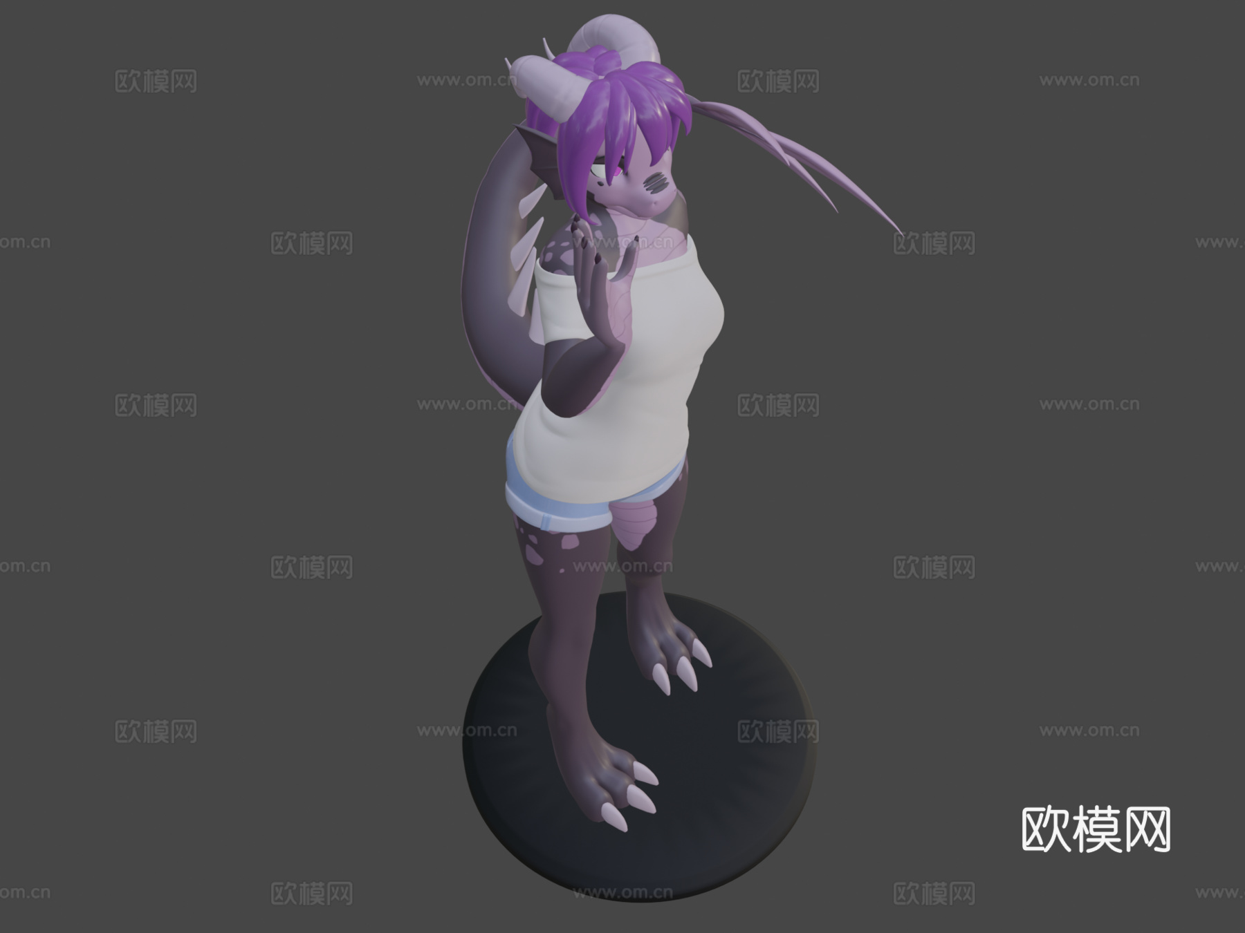 尤比人偶3d模型