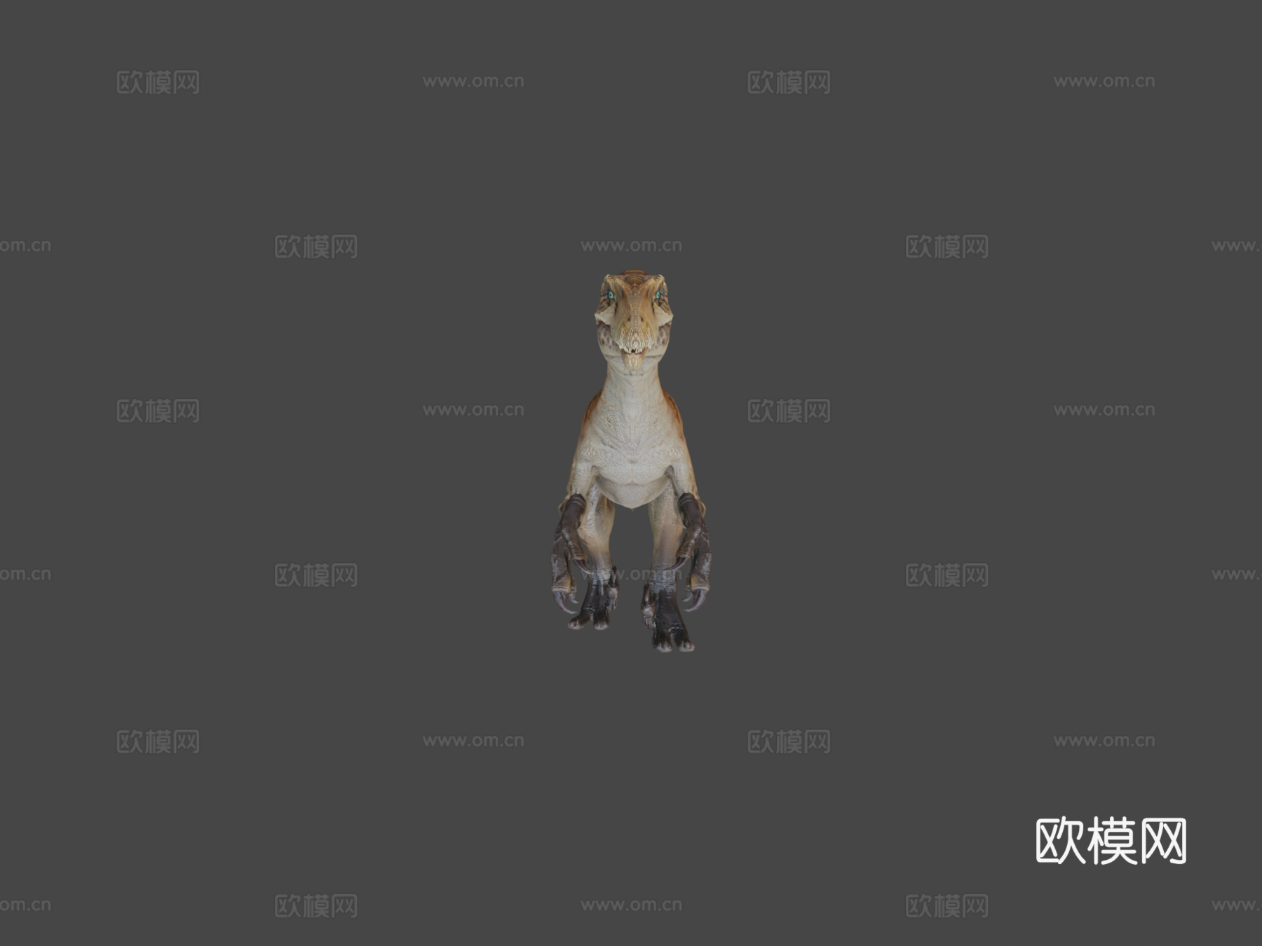 达科他盗龙3d模型