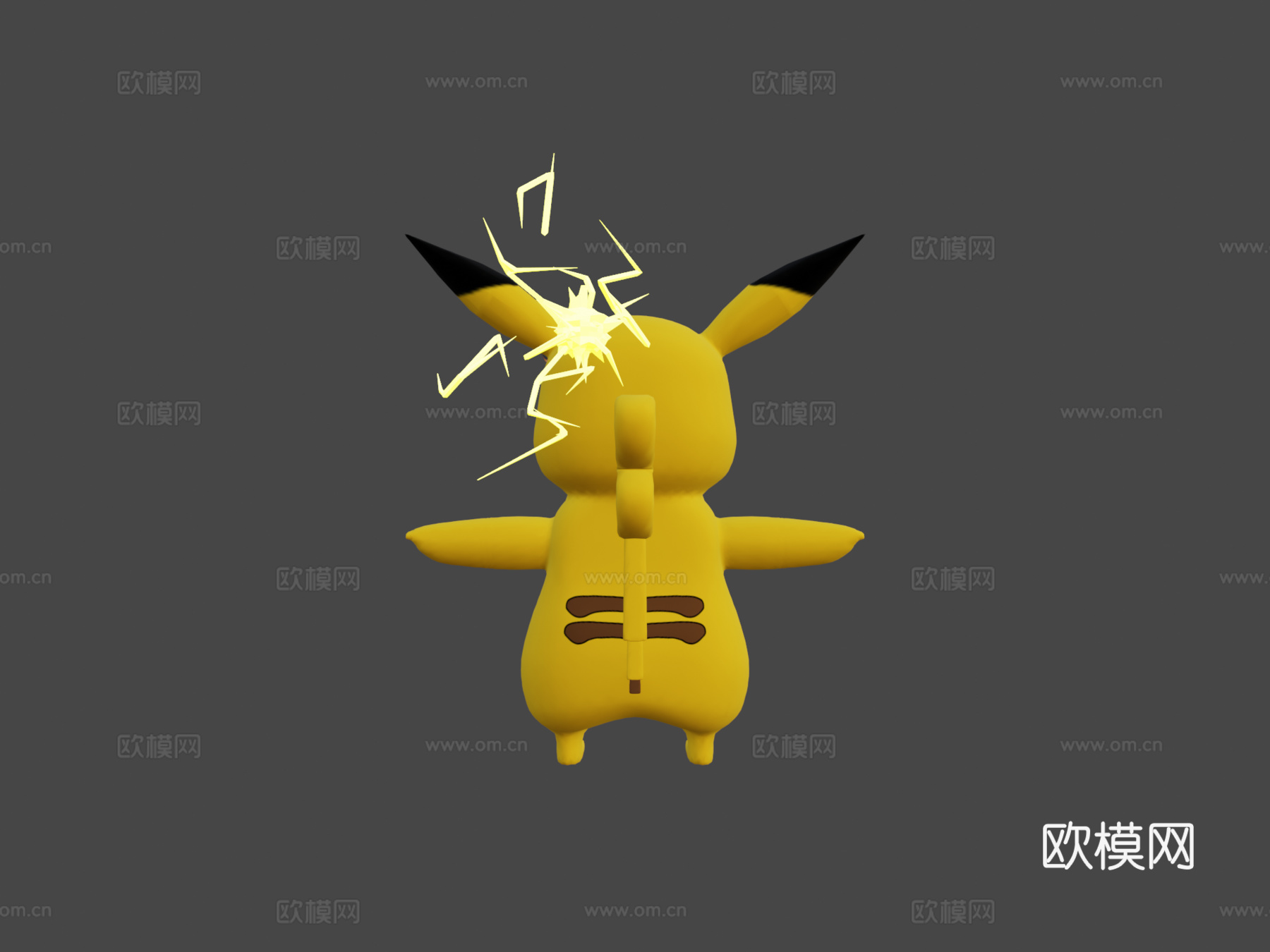 皮卡丘3d模型
