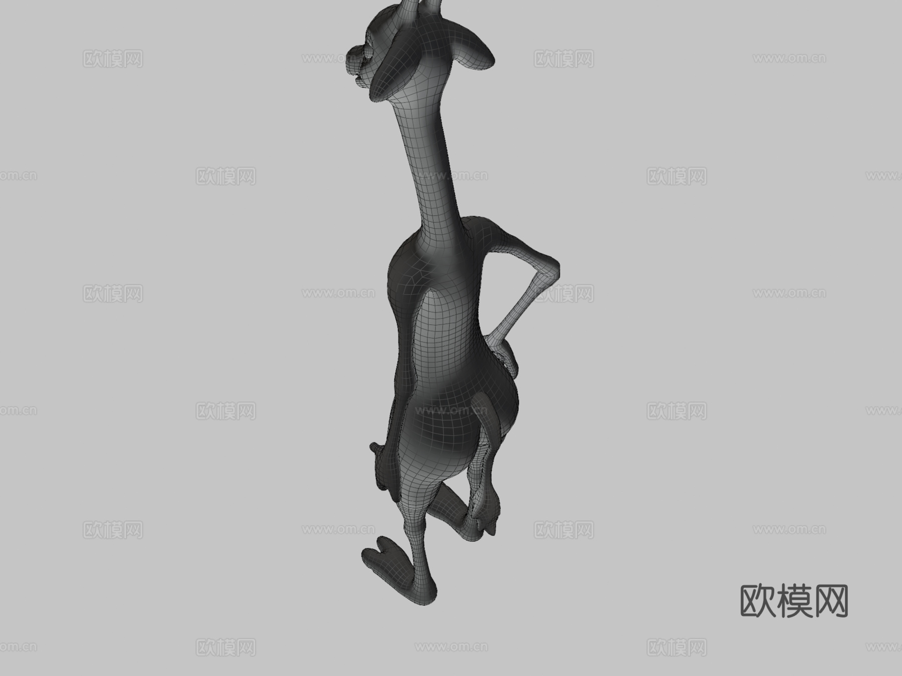 长颈鹿内基3d模型
