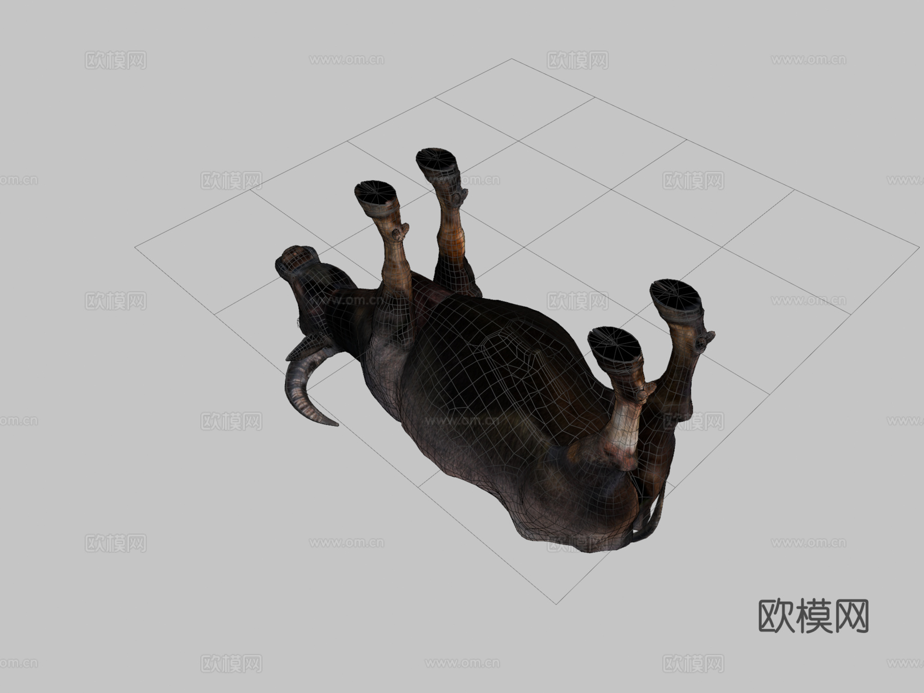 越南雄性水牛3D模型3d模型
