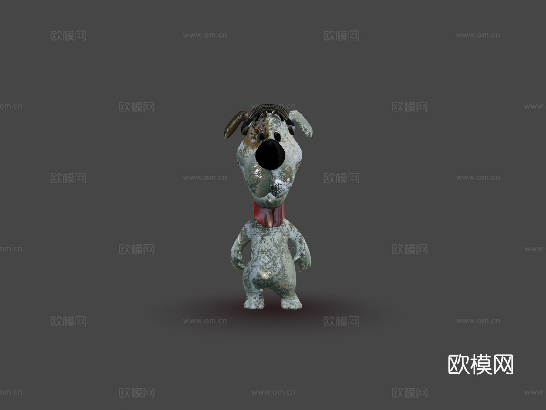 卡通狗3d模型