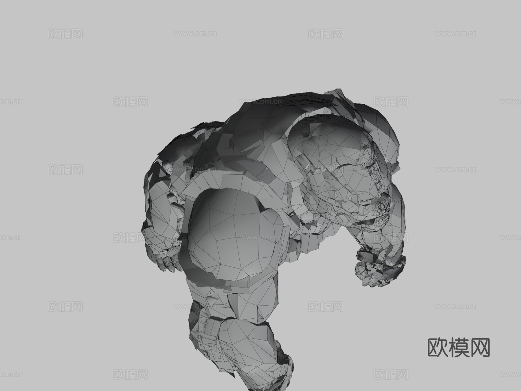 (装配)擎天圣(猩猩模式)--变形金刚野兽崛起3d模型