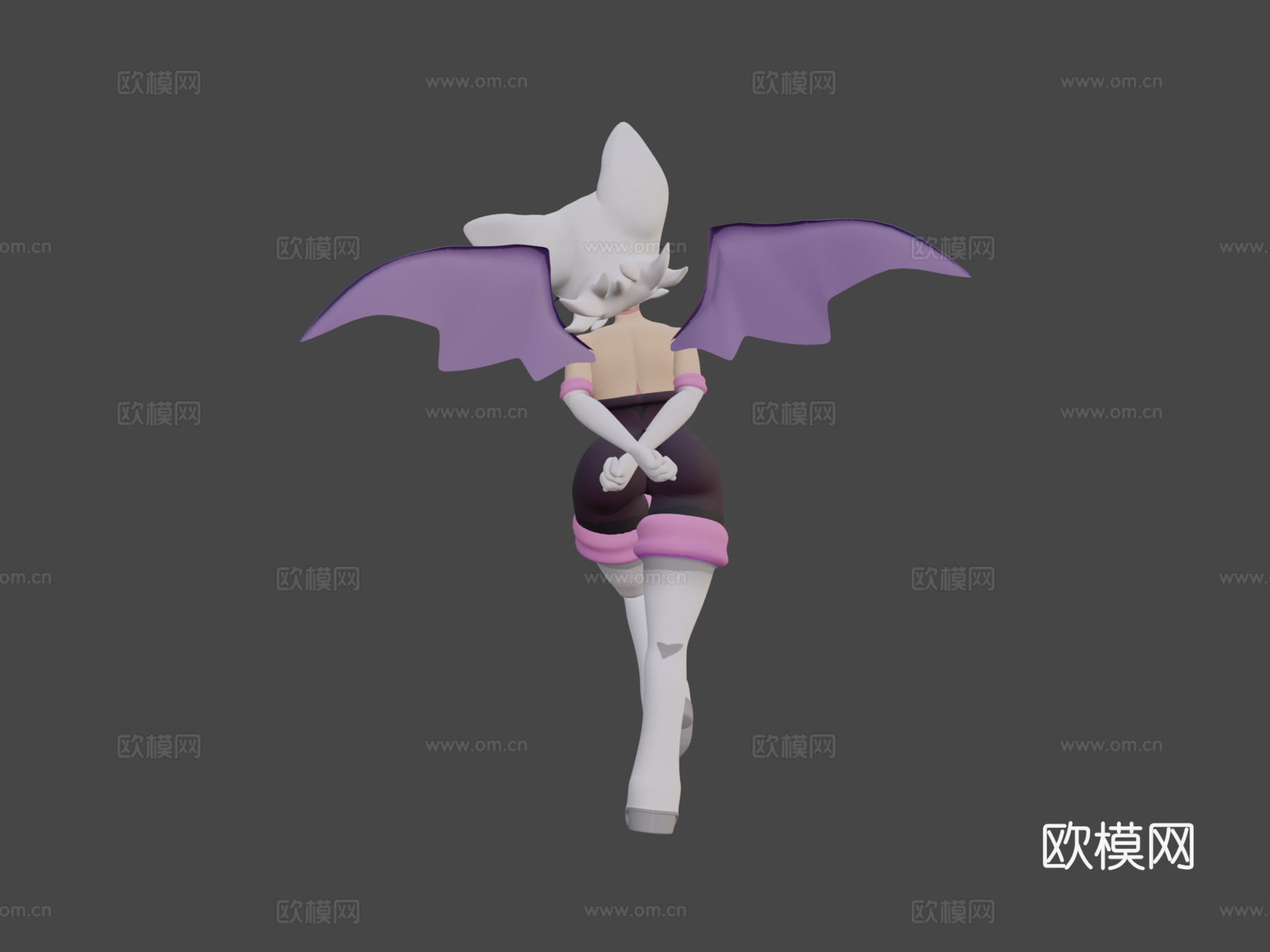 蝙蝠露姬3d模型