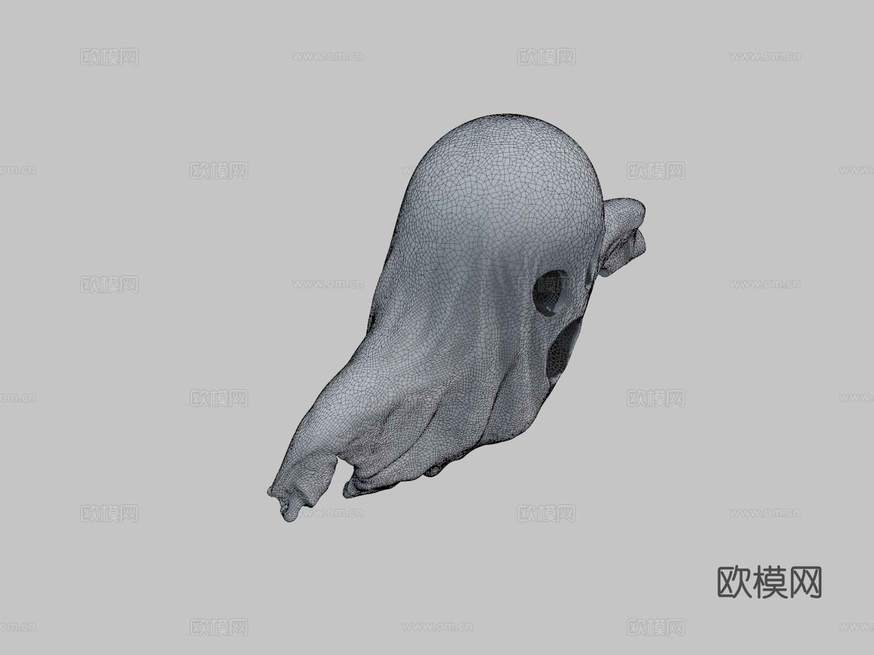 白布幽灵3d模型