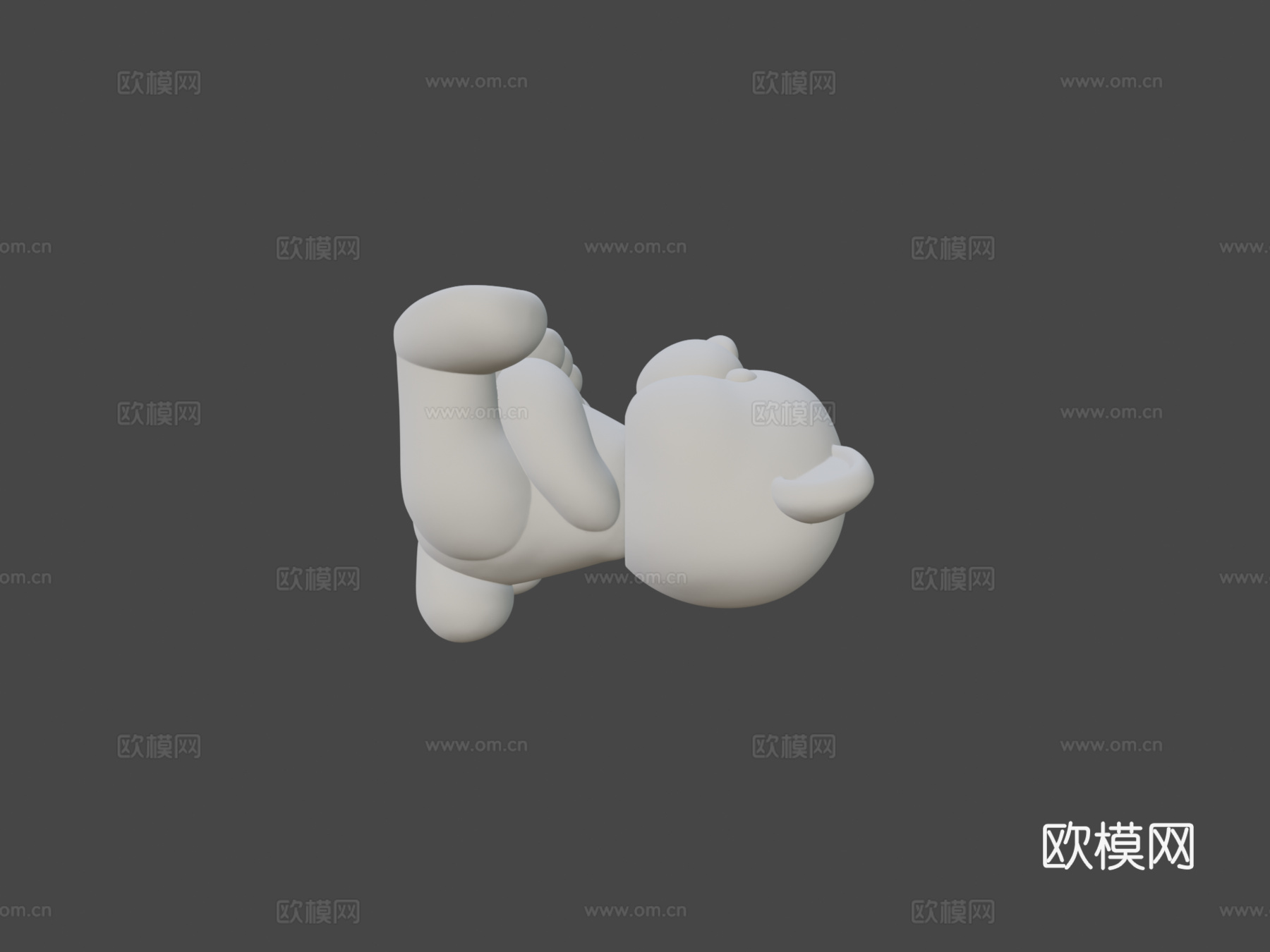 可爱泰迪熊SD卡存储3d模型