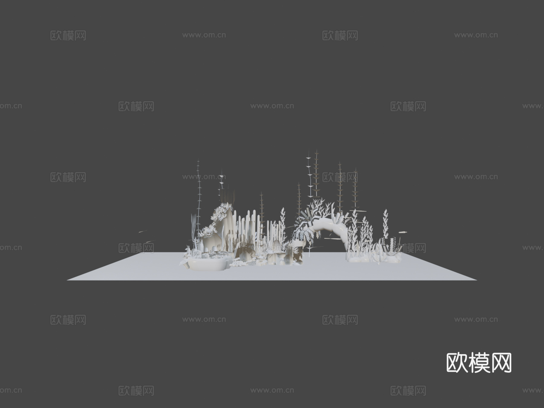 美丽海鱼3d模型