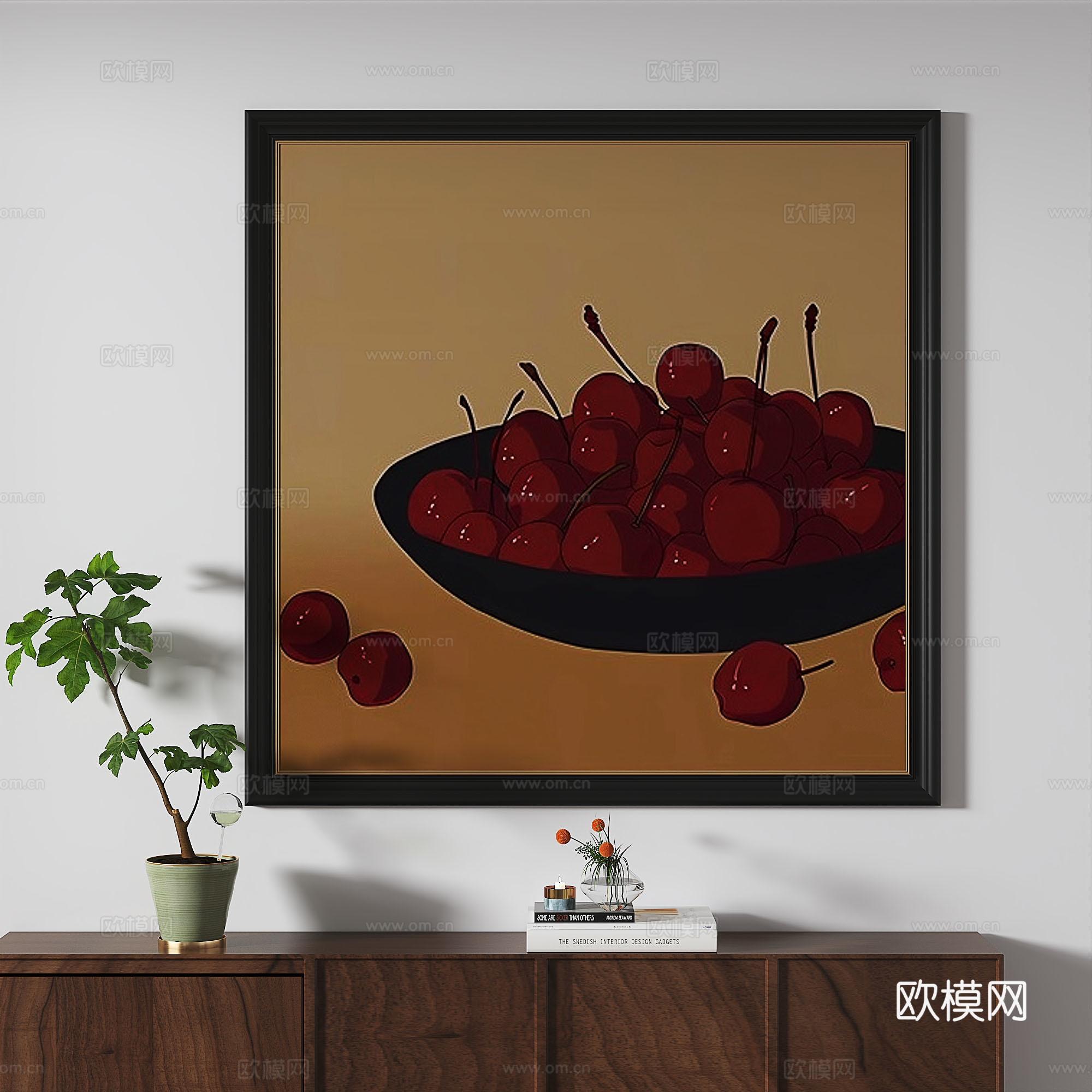 现代，法式，复古，抽象，轻奢，简约，中古，装饰画3d模型
