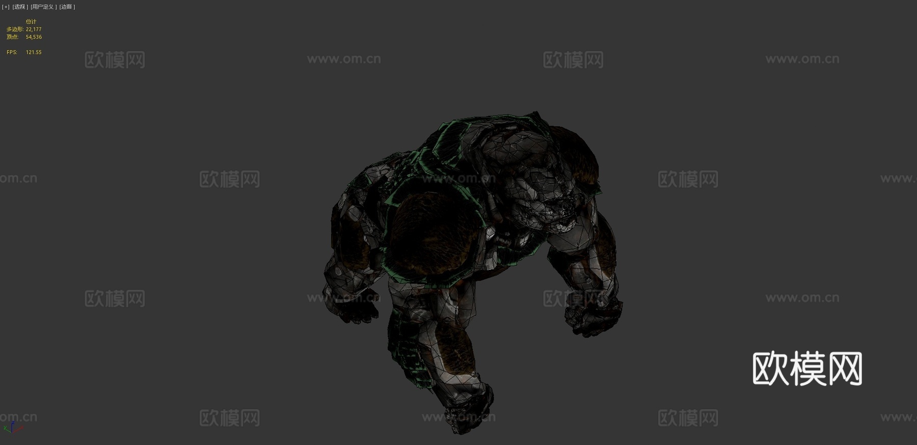 (装配)擎天圣(猩猩模式)--变形金刚野兽崛起3d模型
