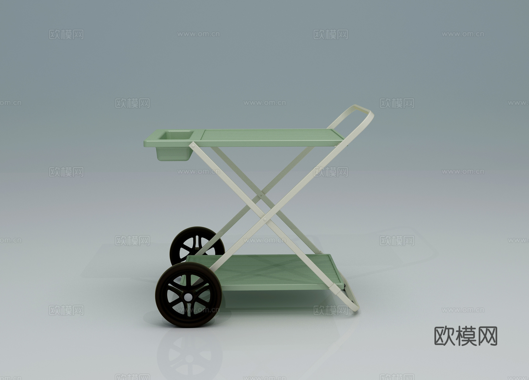 吹塑餐车3d模型
