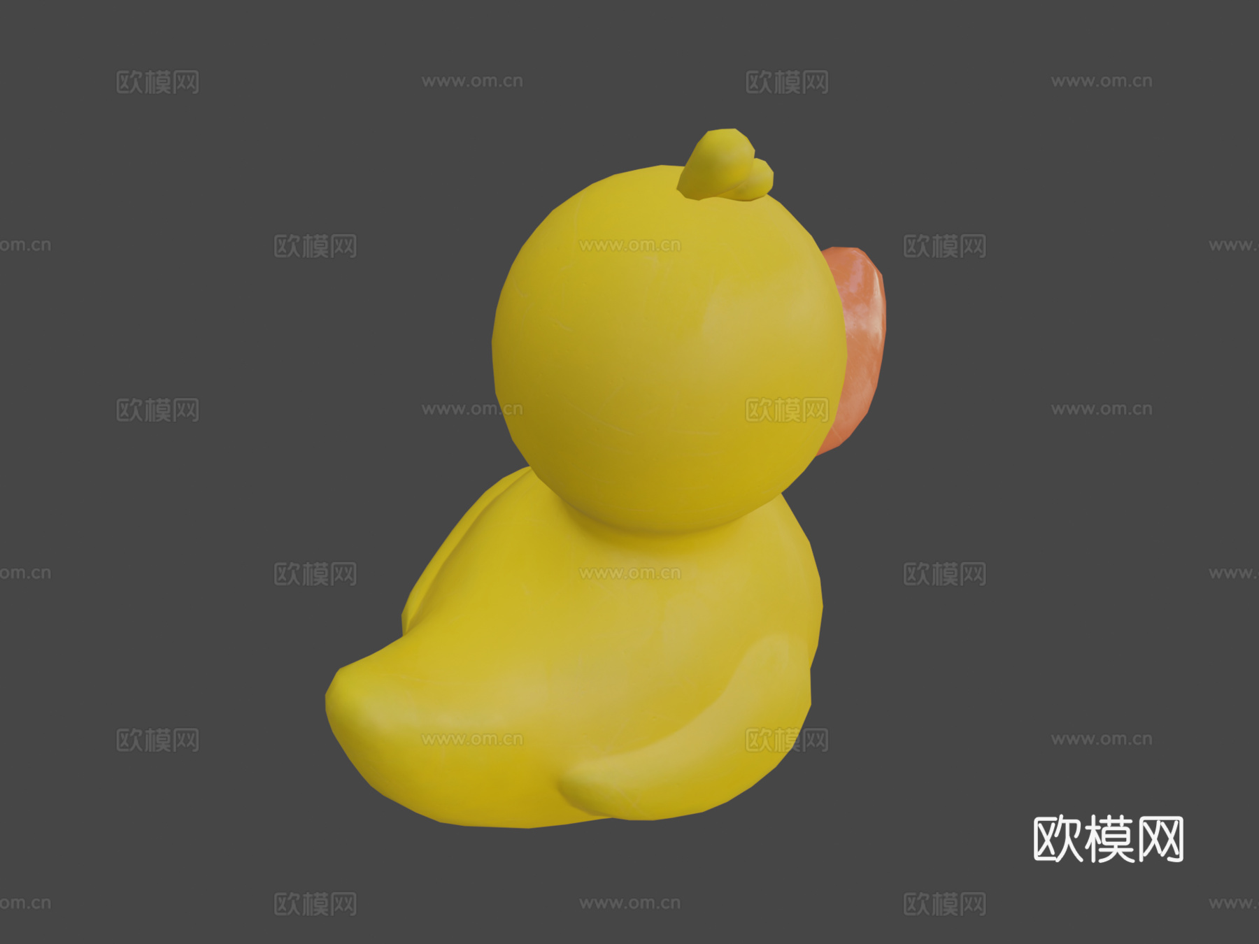 卡通橡皮鸭3d模型
