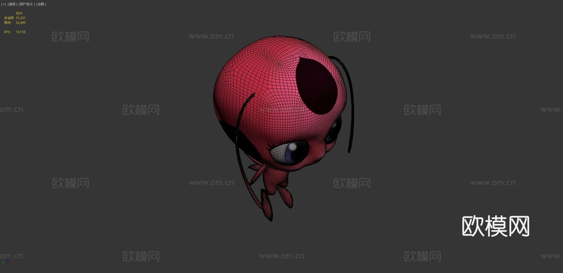 奇迹少女模型-蒂基3d模型