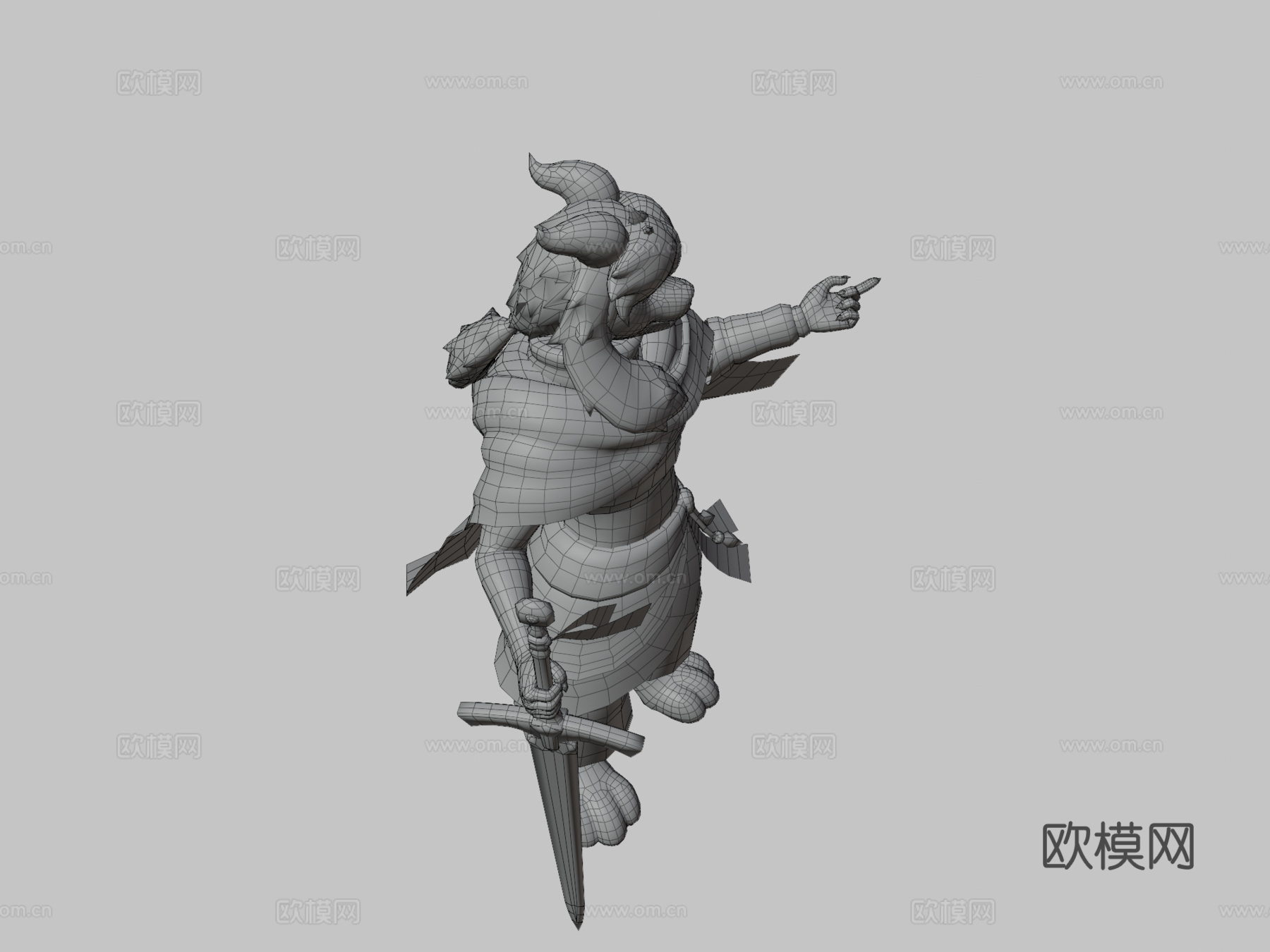 莱卡部落3d模型