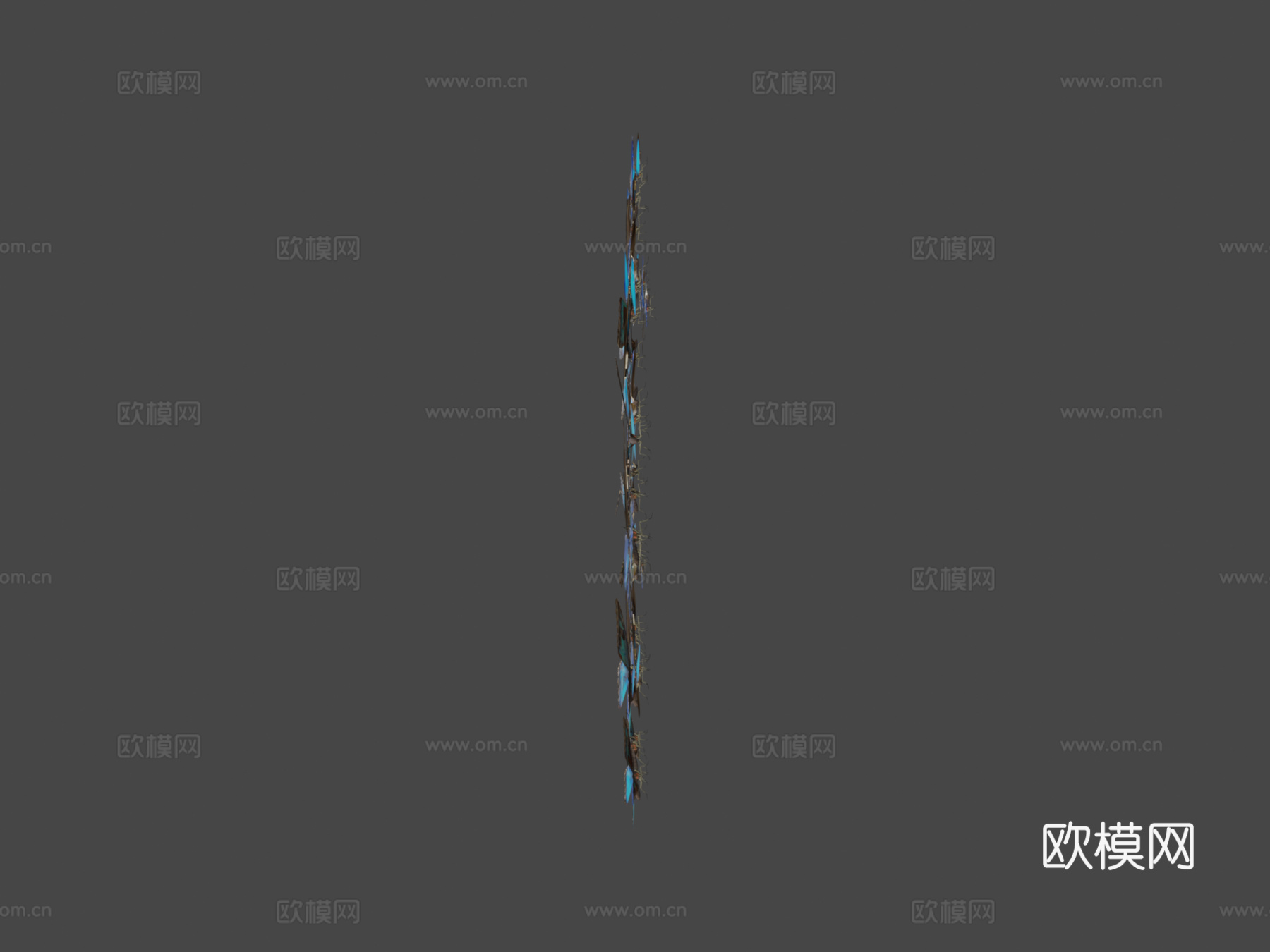 闪蝶地毯3d模型