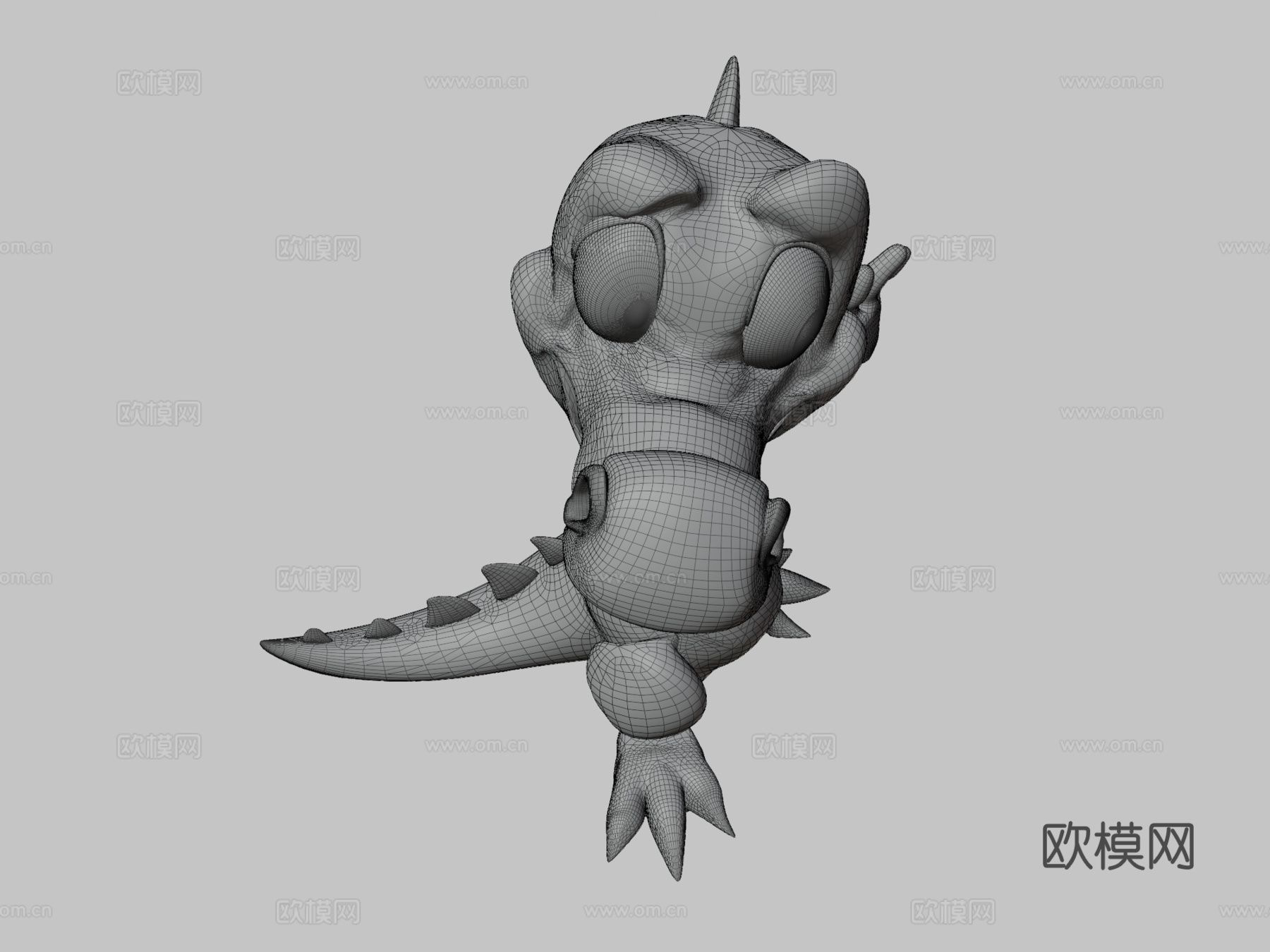 鳄鱼亨利3d模型