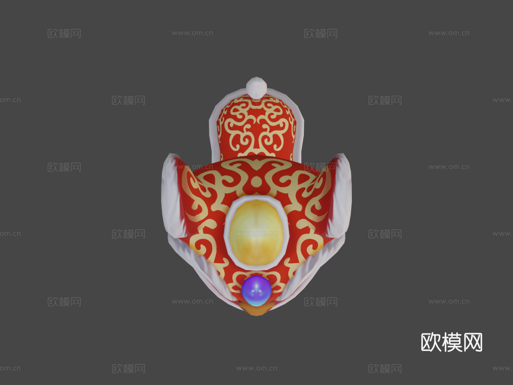中国舞狮3d模型