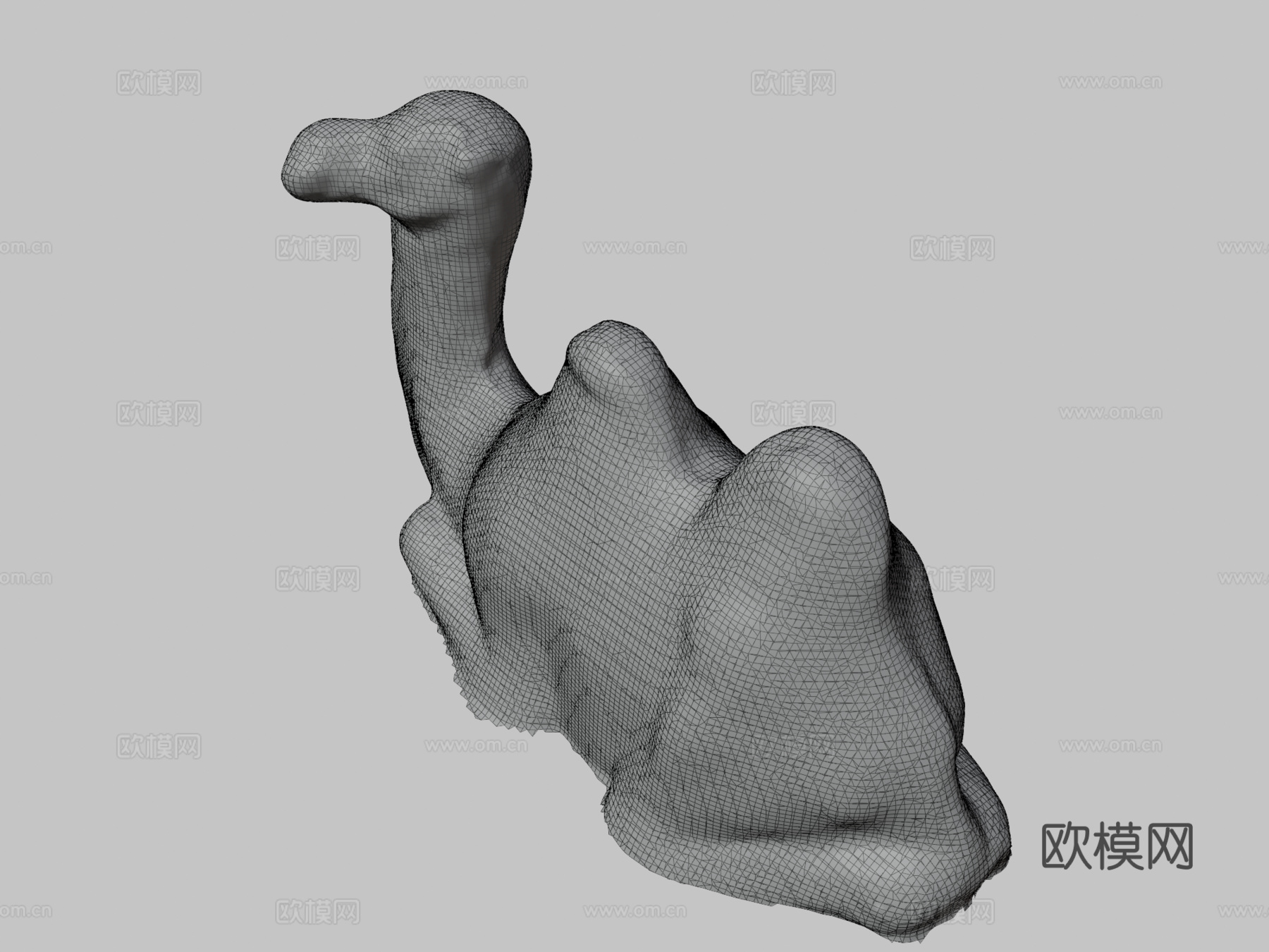 第16天-埃德蒙游乐场骆驼3d模型