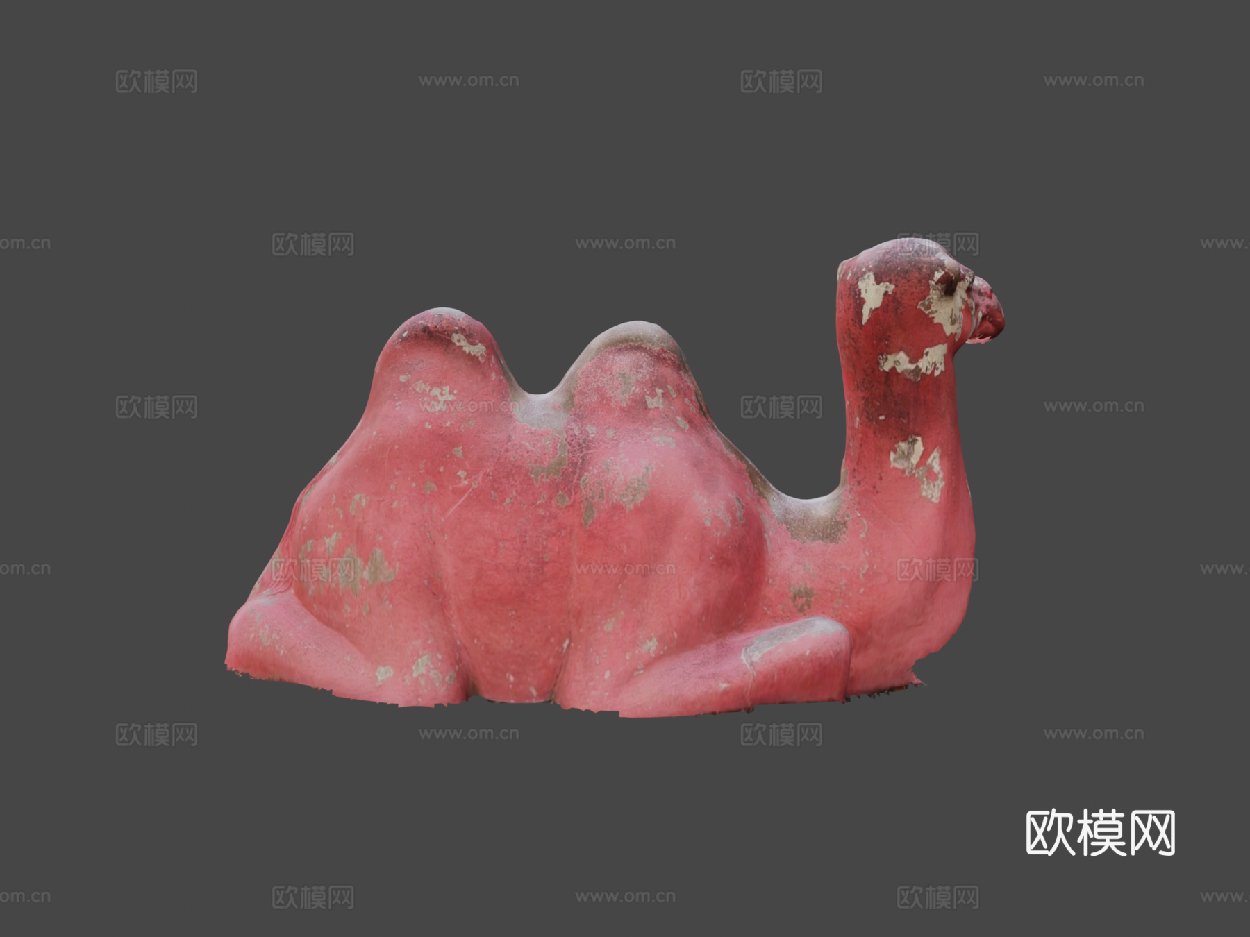 第16天-埃德蒙游乐场骆驼3d模型