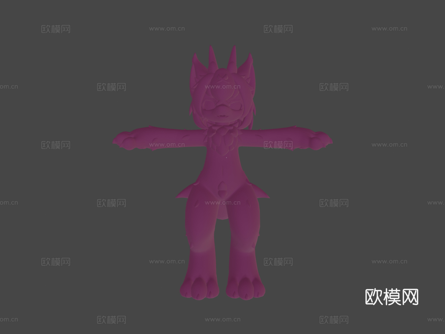游戏角色Hanmu3d模型