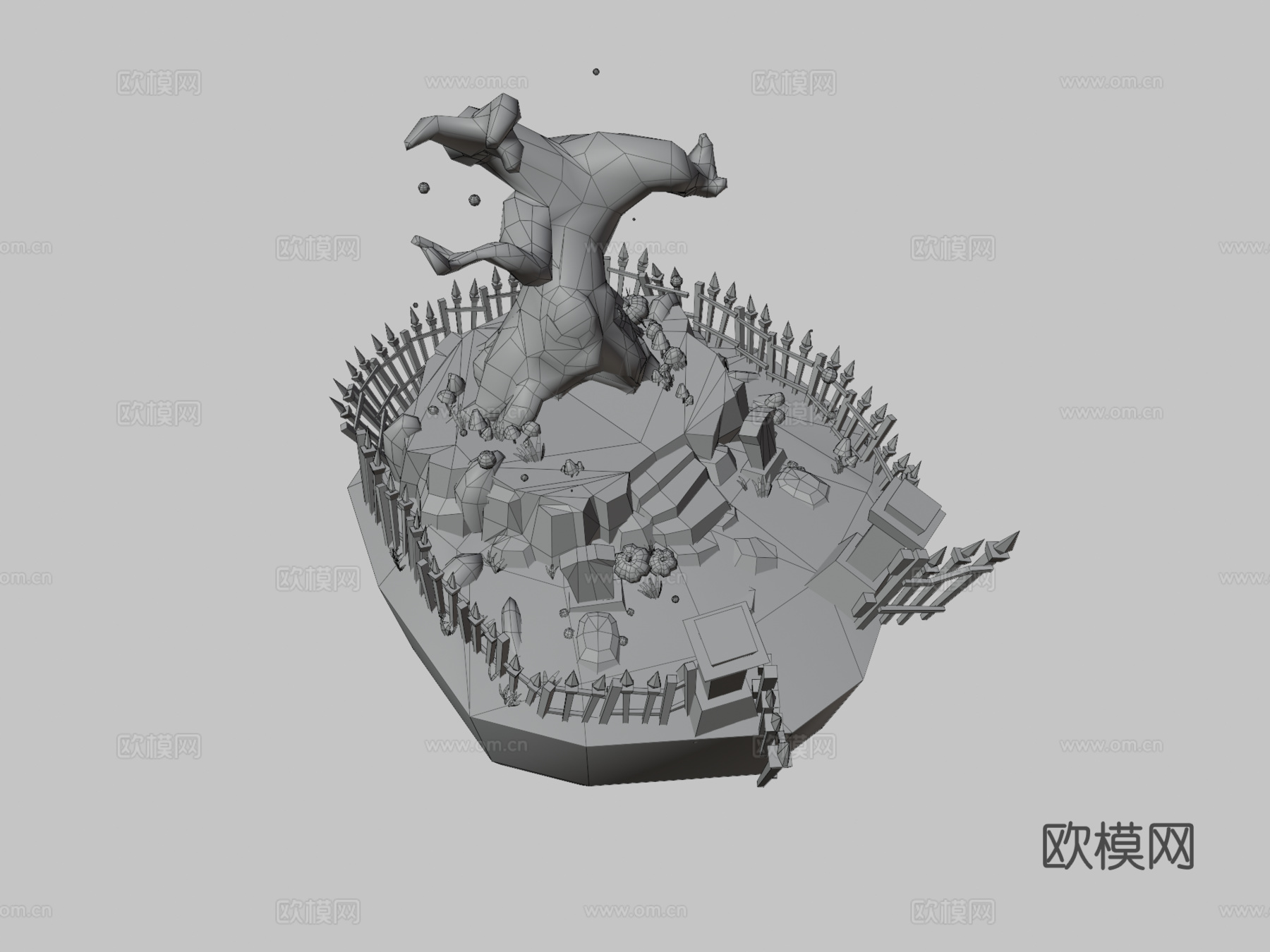 记忆之树3d模型