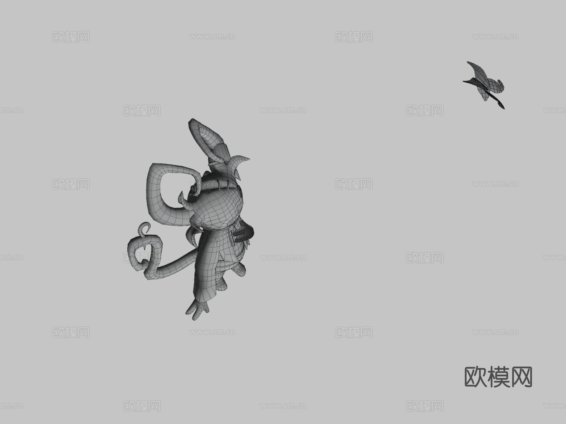 可爱小恶魔3d模型