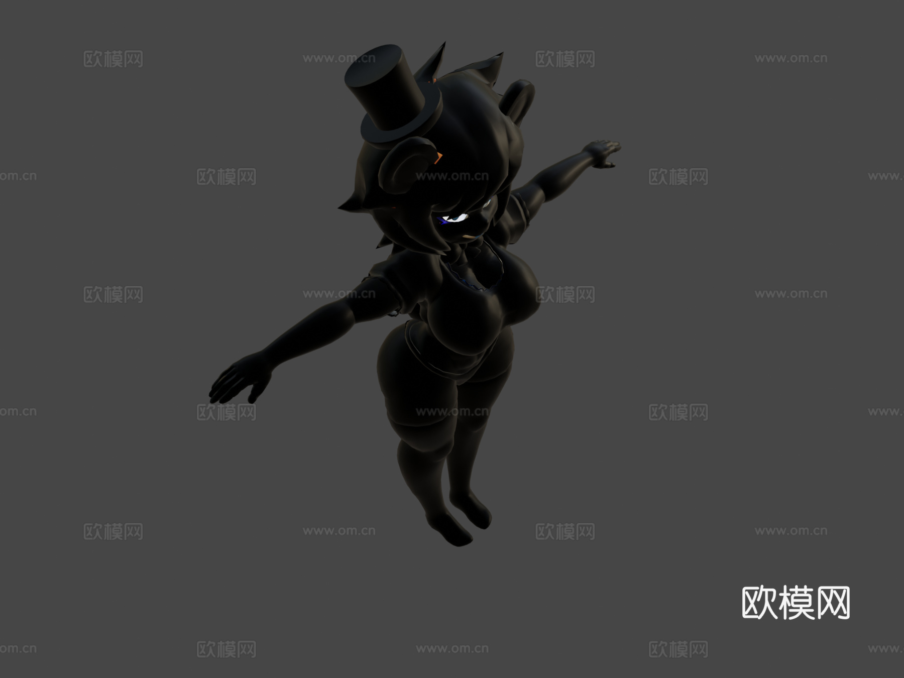 魅影摇滚弗蕾迪娜3d模型