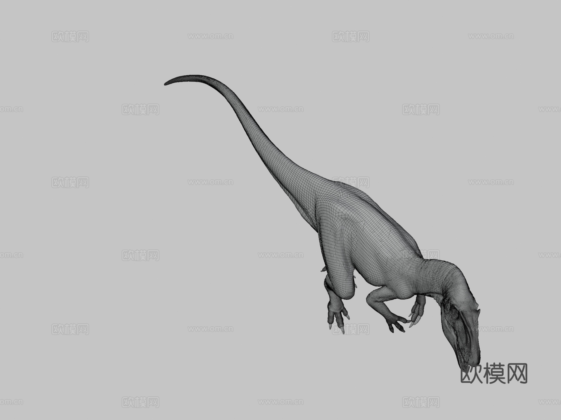 脆弱异特龙3d模型