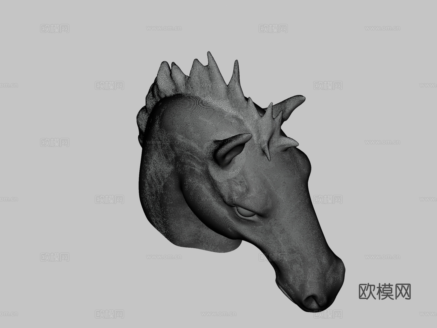 马头3d模型