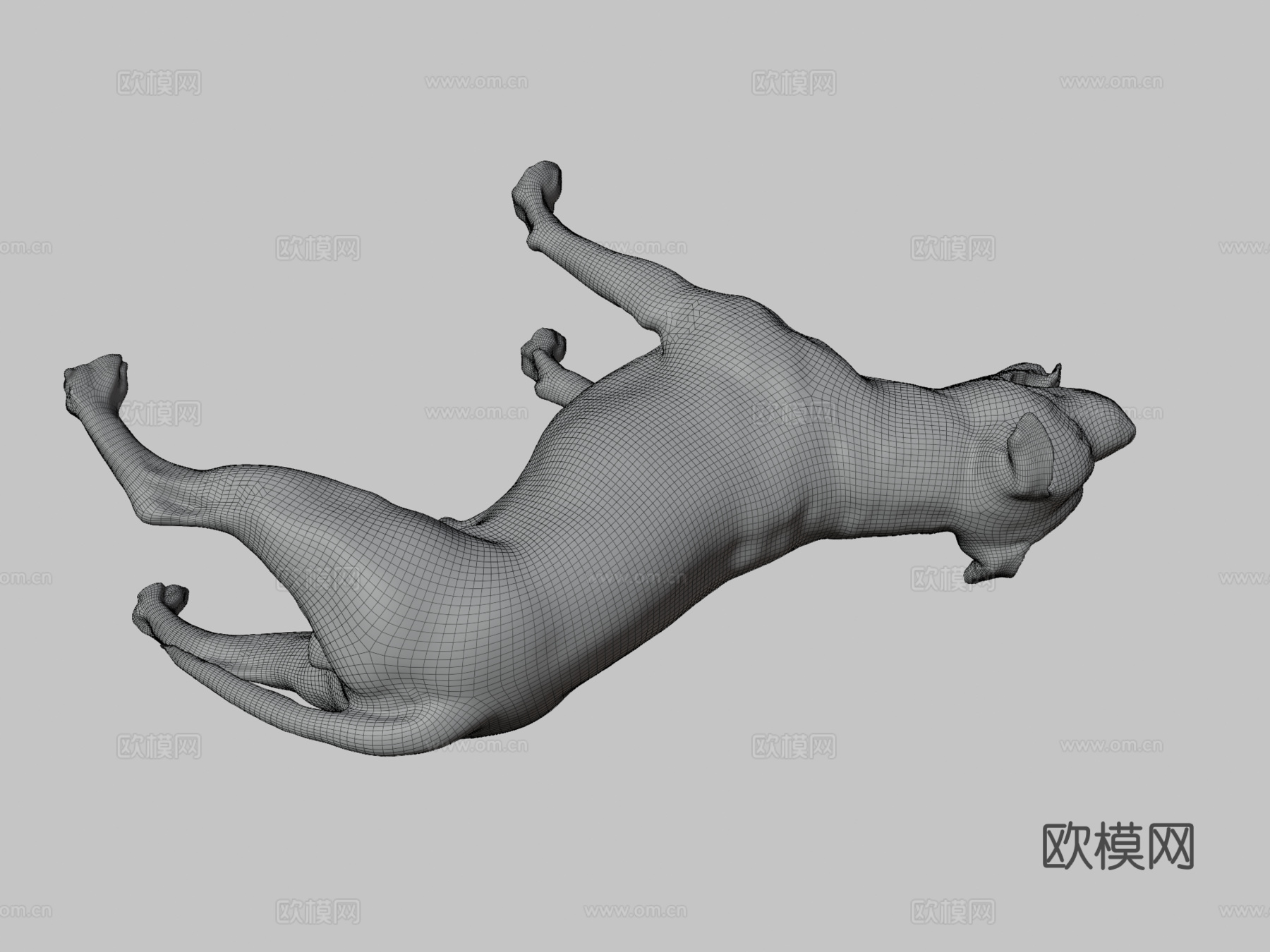 狗3d模型