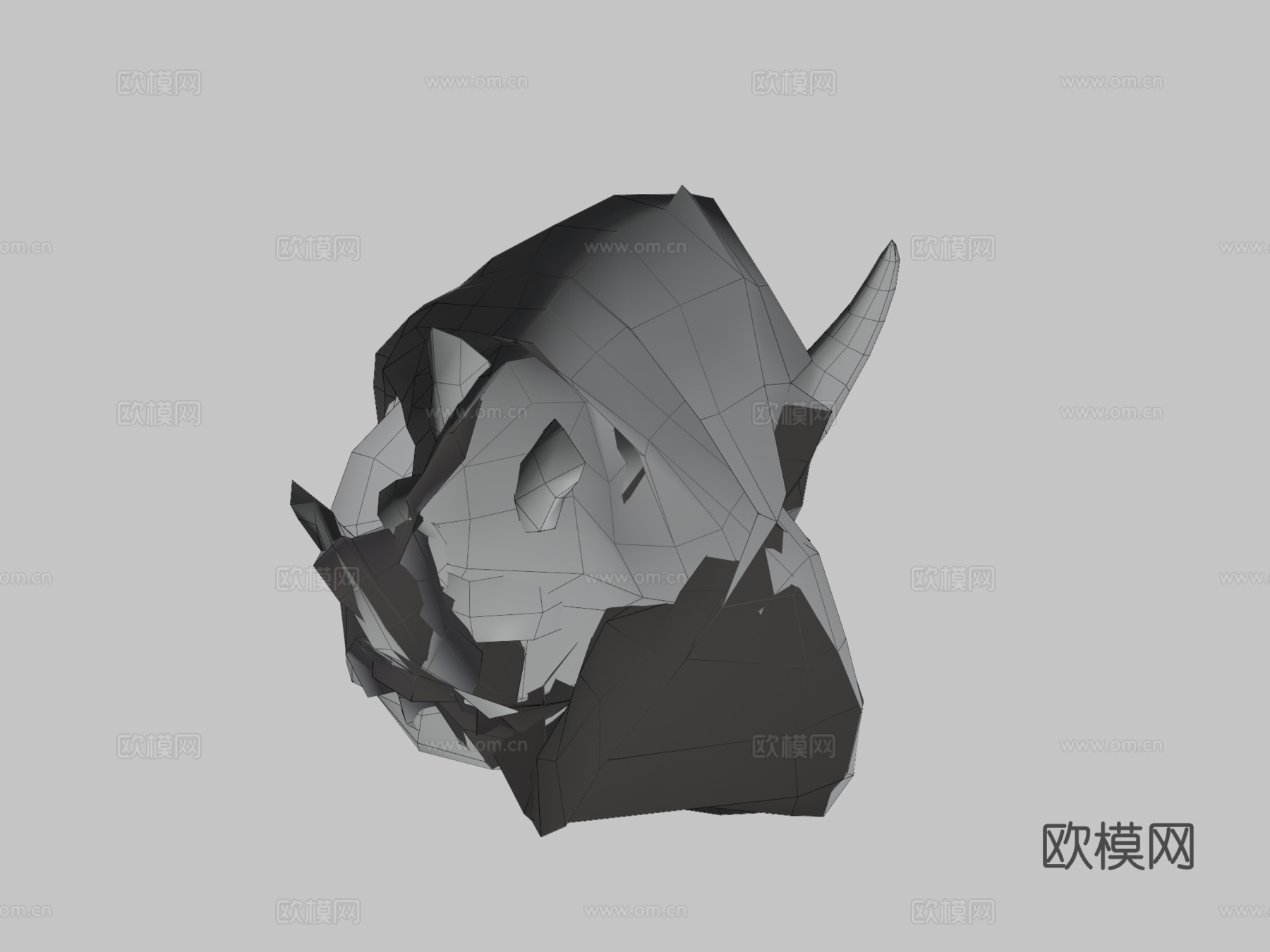 犀牛行走3d模型