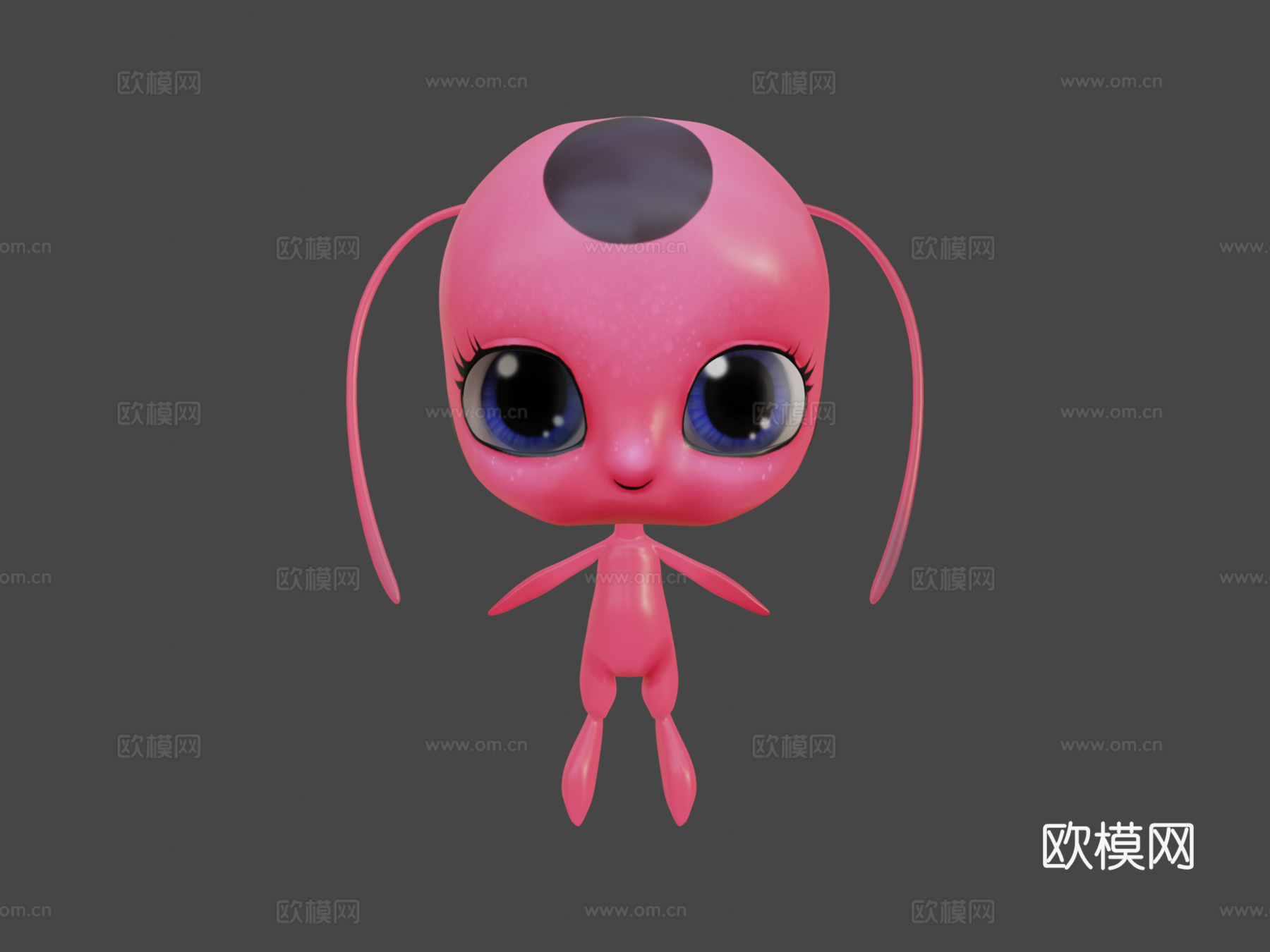 奇迹少女模型-蒂基3d模型