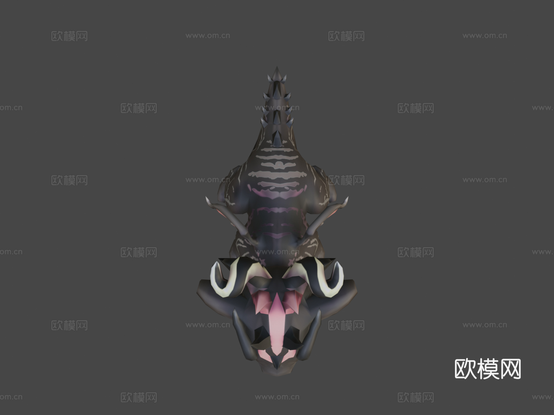 小龙-老鼠3d模型
