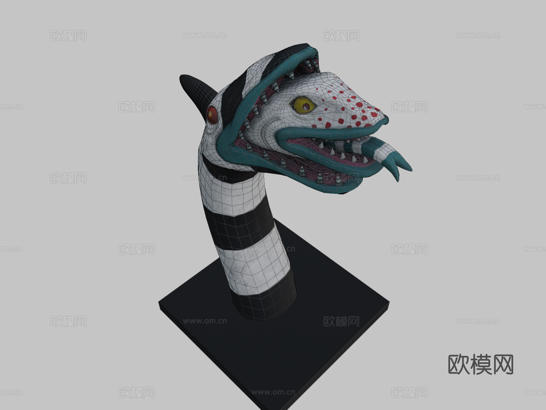 甲壳虫果汁沙虫3d模型