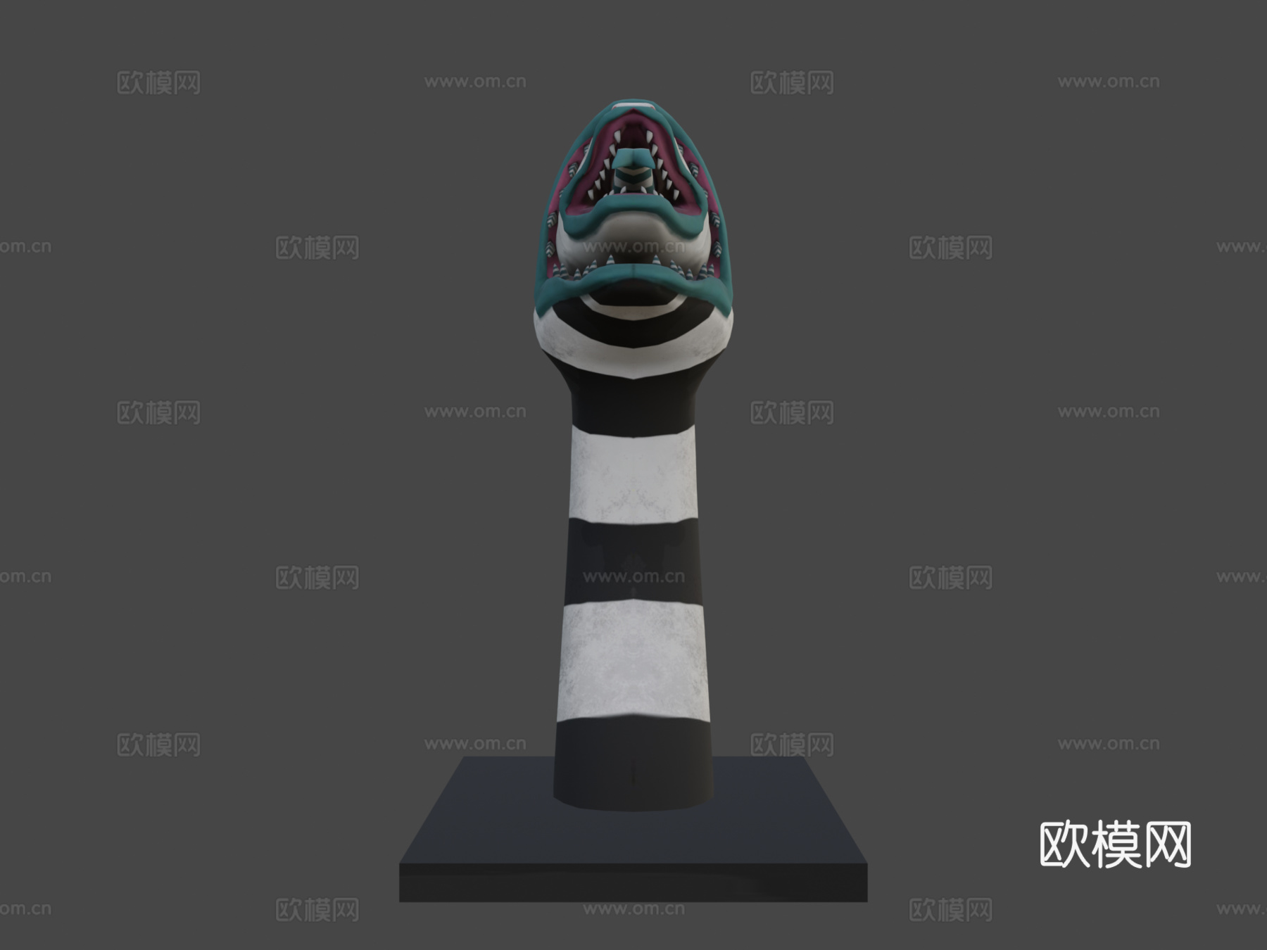 甲壳虫果汁沙虫3d模型