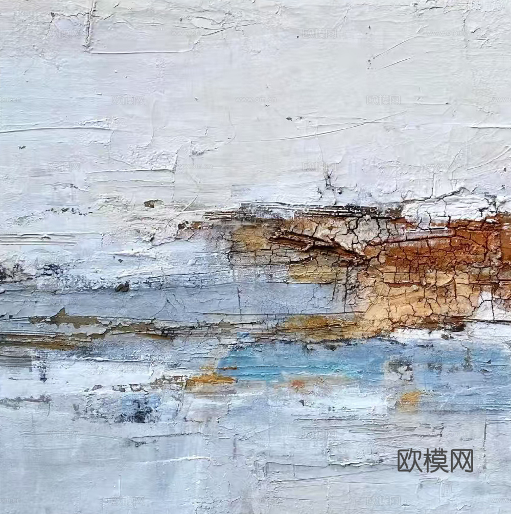 现代简约装饰挂画 抽象肌理感装饰挂画