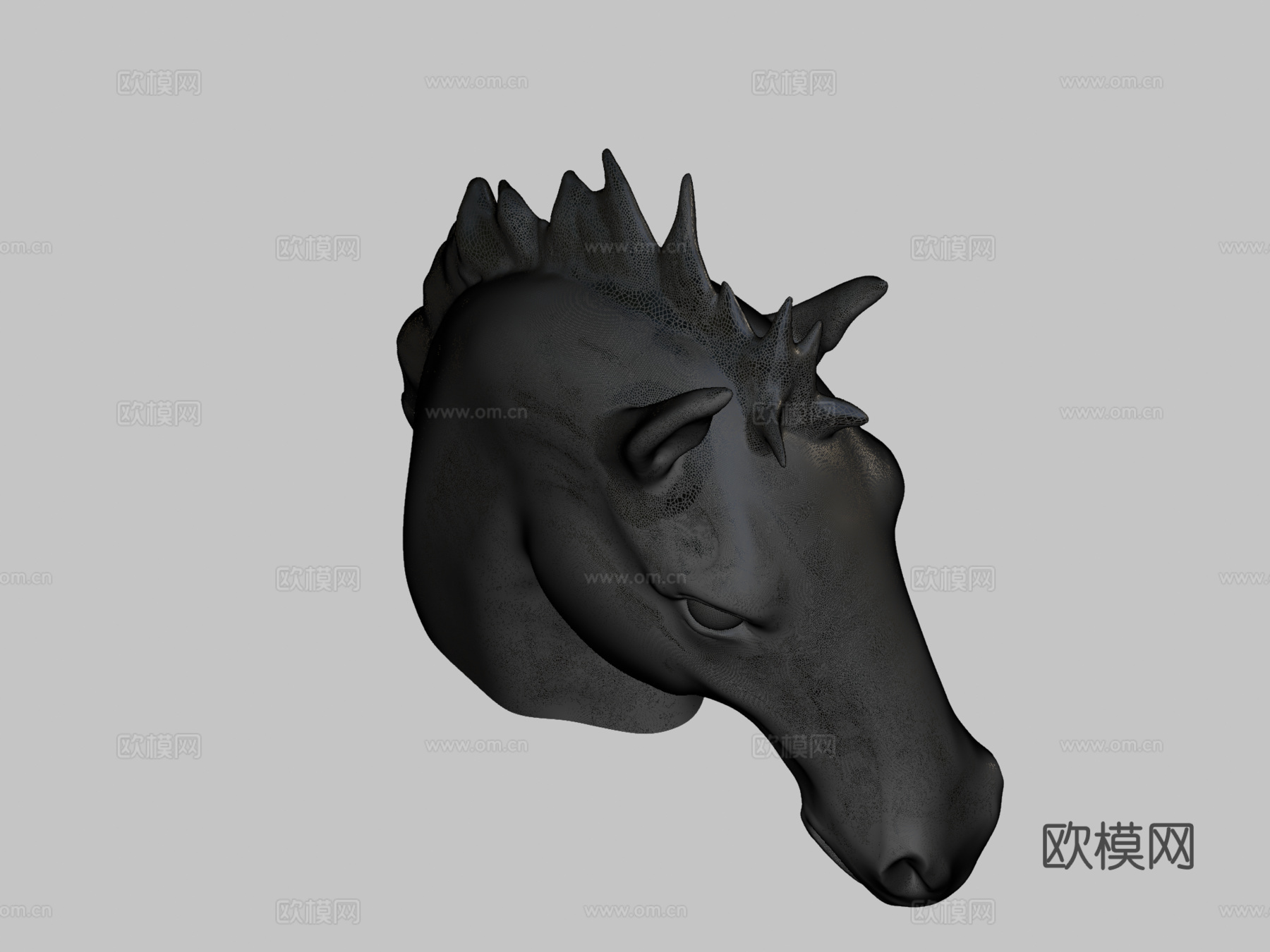 马头3d模型