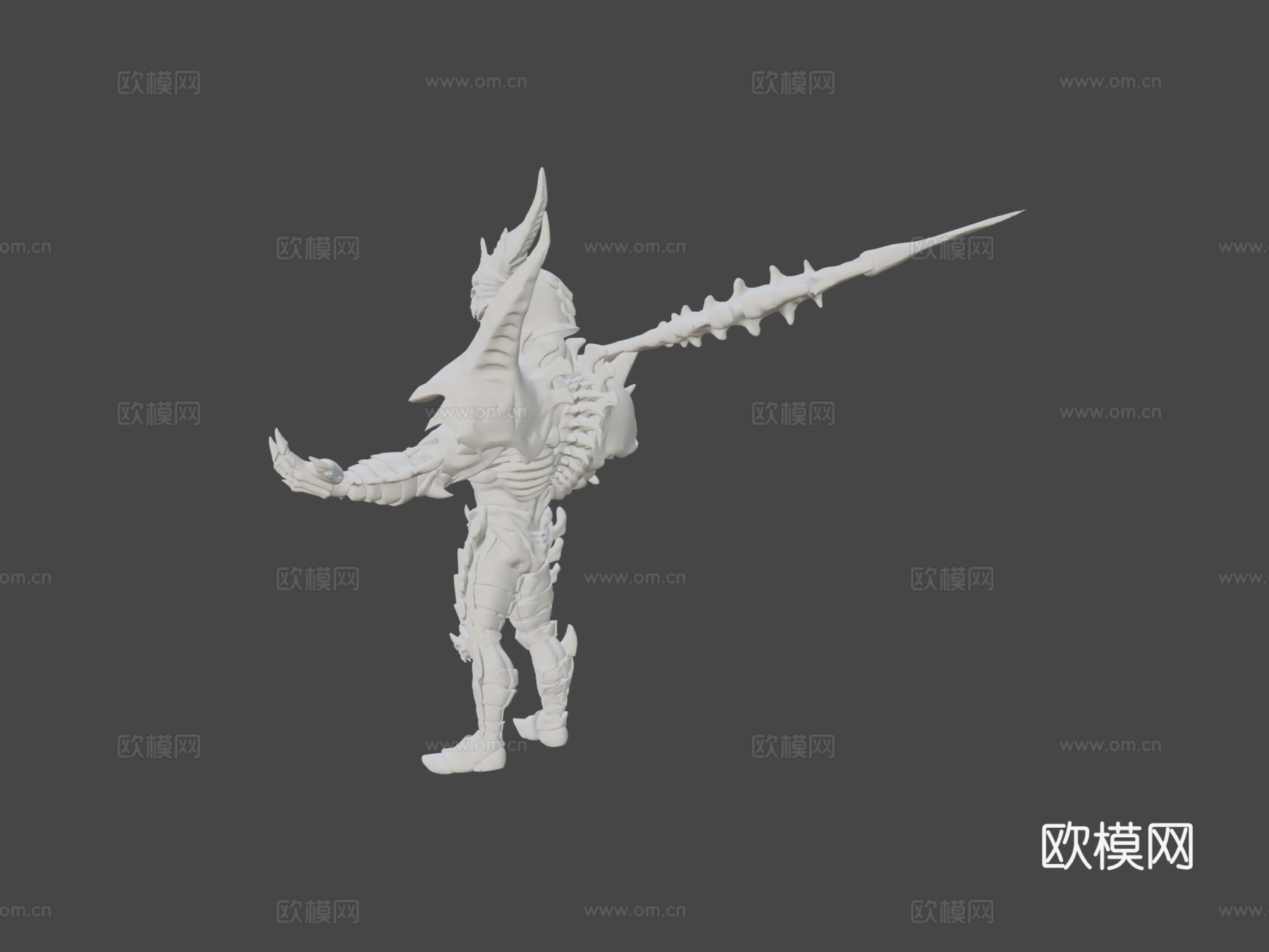 地狱骑士3d模型