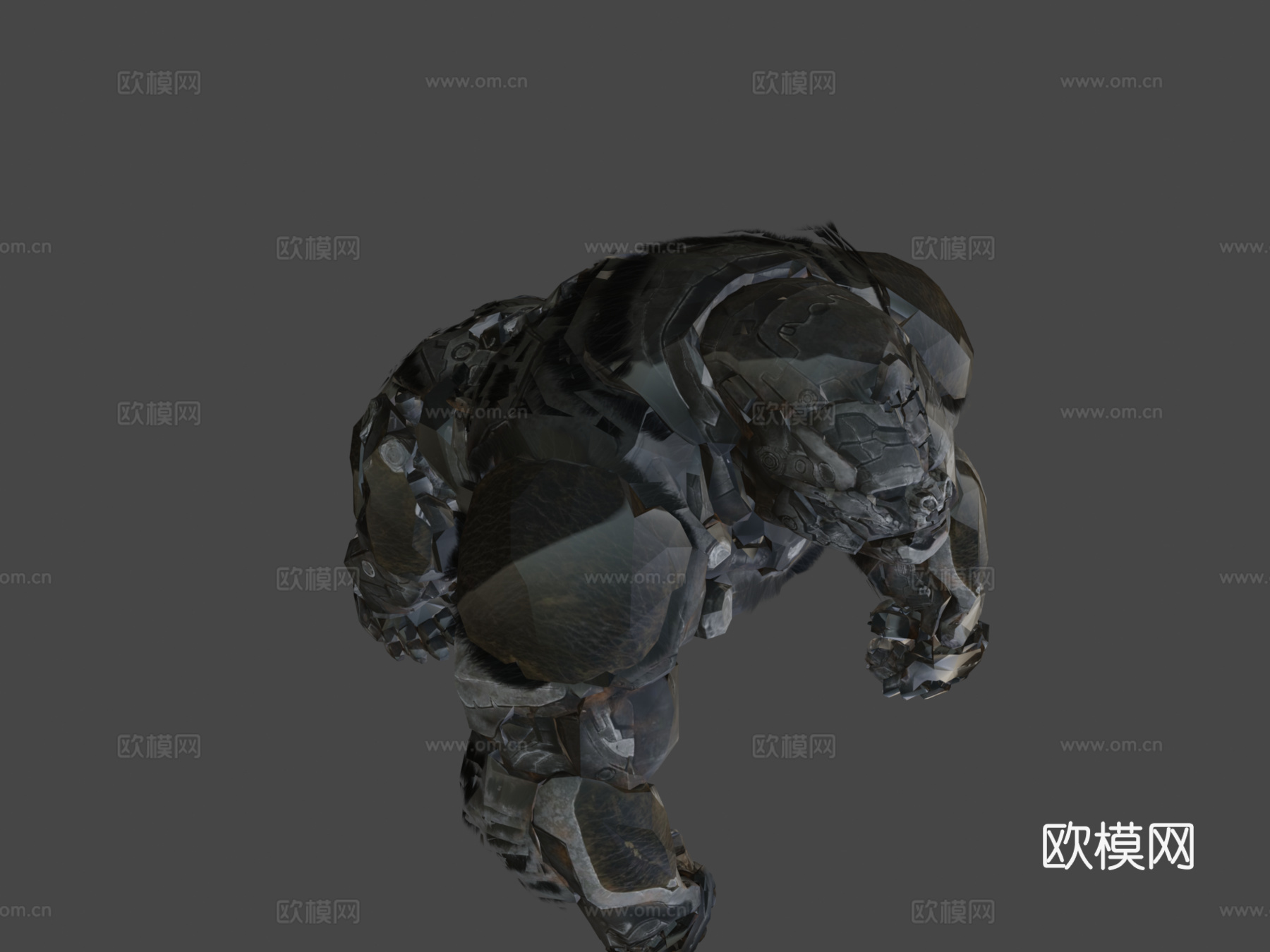 (装配)擎天圣(猩猩模式)--变形金刚野兽崛起3d模型