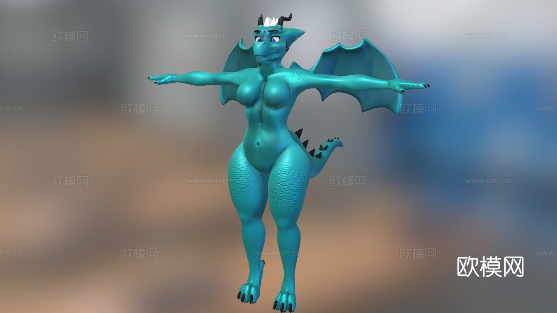 龙-VRChat与VTuber虚拟形象3d模型