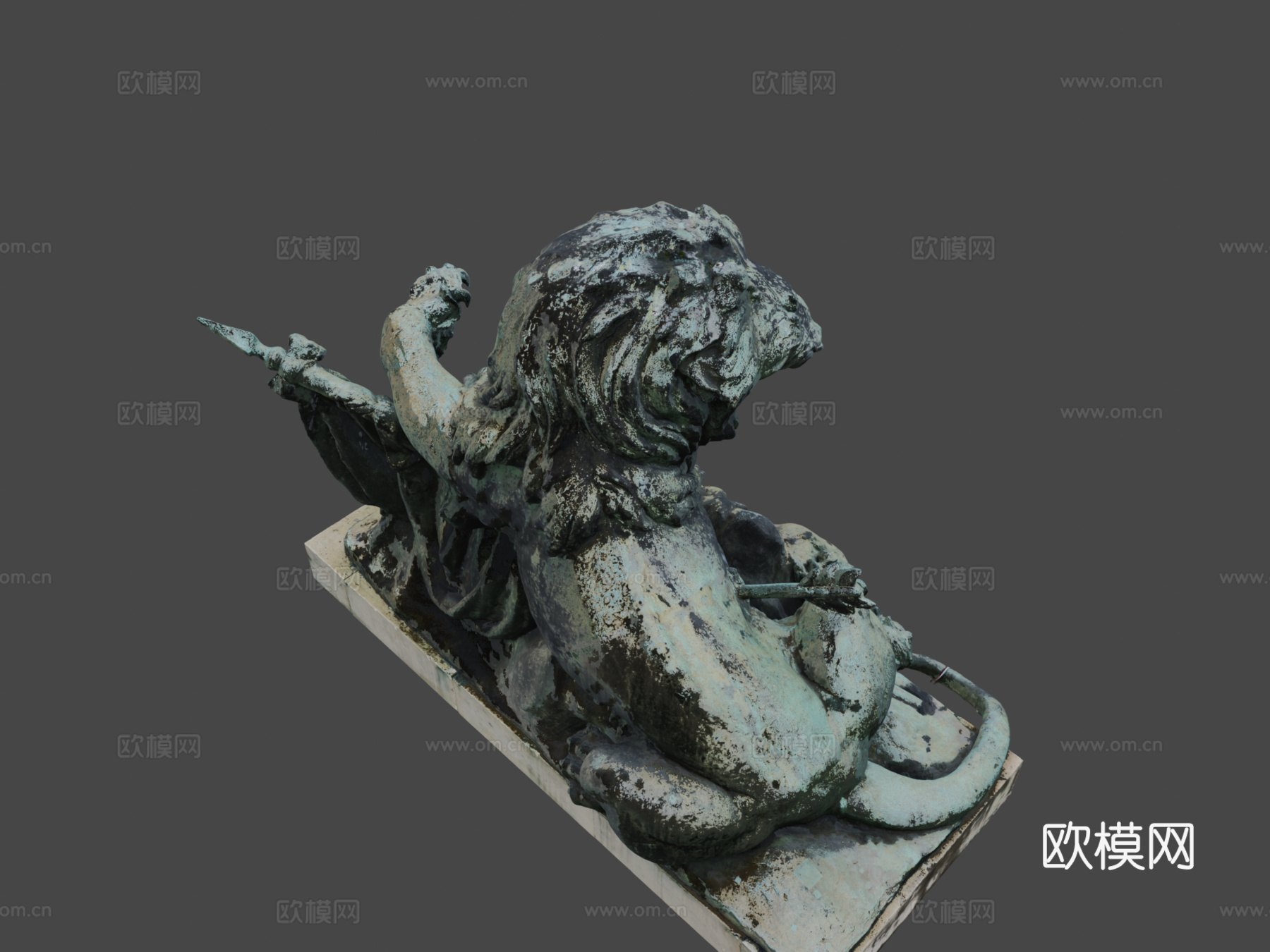 狮子3d模型