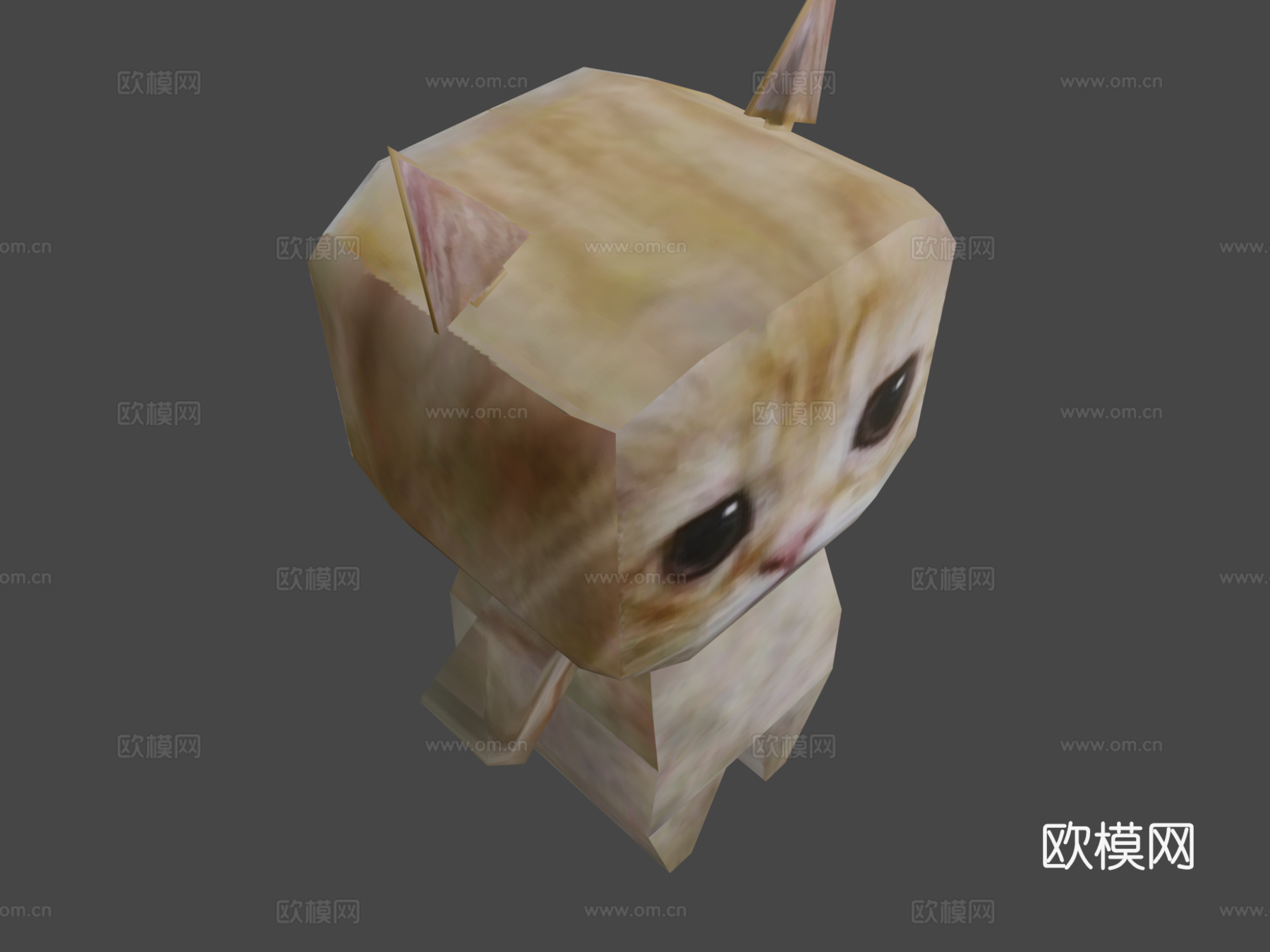 猫箱梗图3d模型